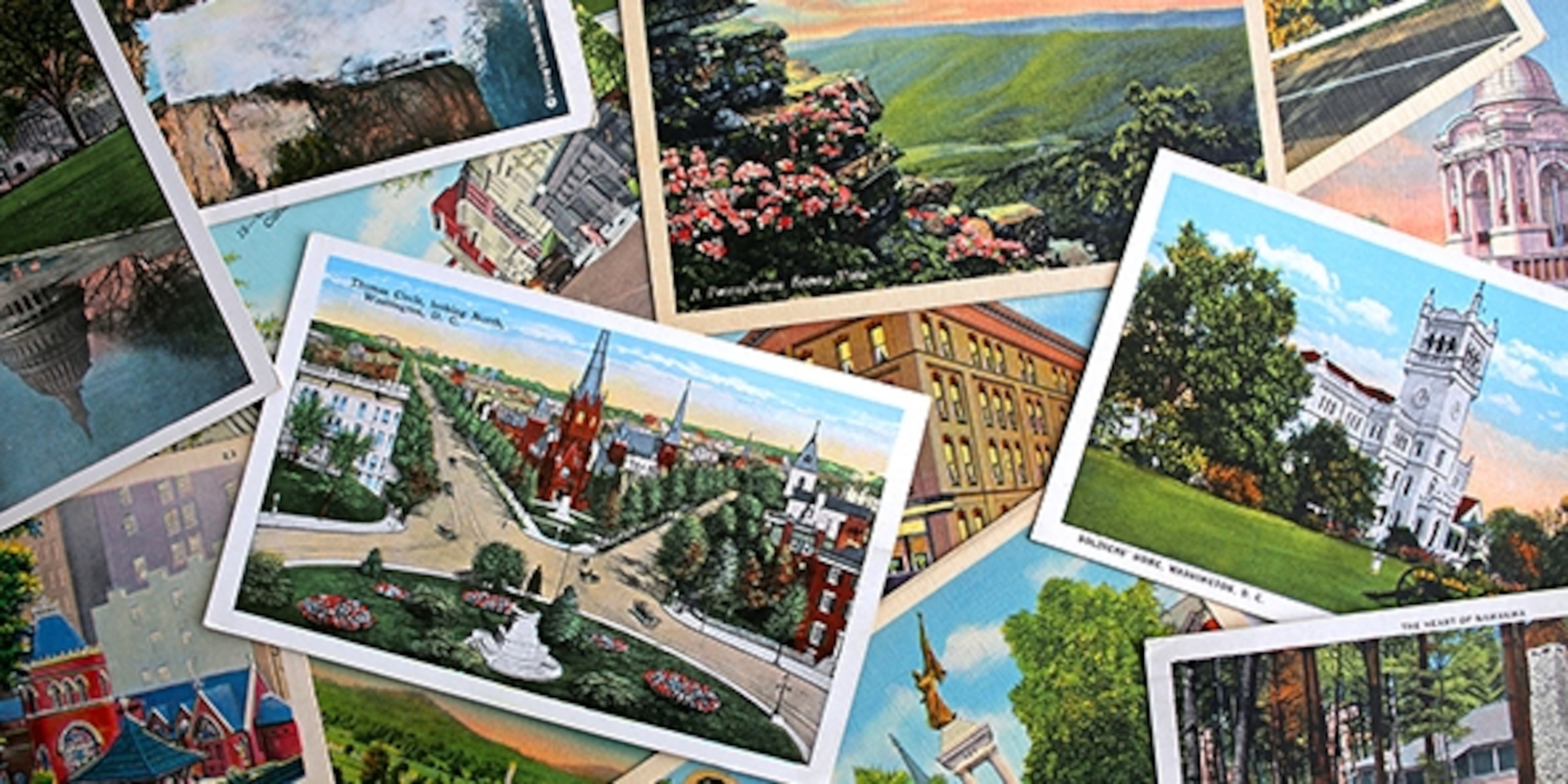 Wish I was Still There. Collecting Postcards