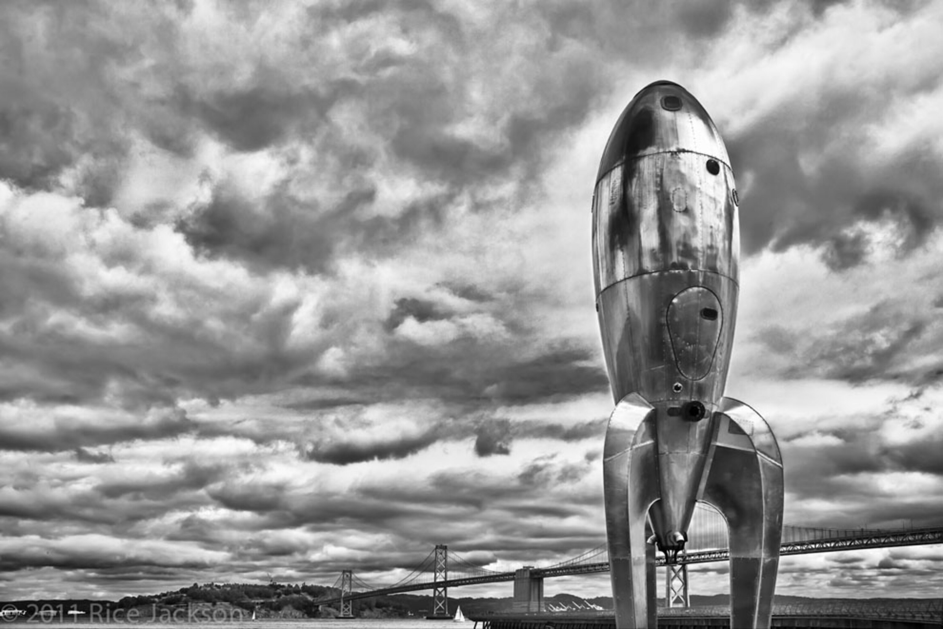 Raygun Gothic Rocketship at Pier 14, San Francisco