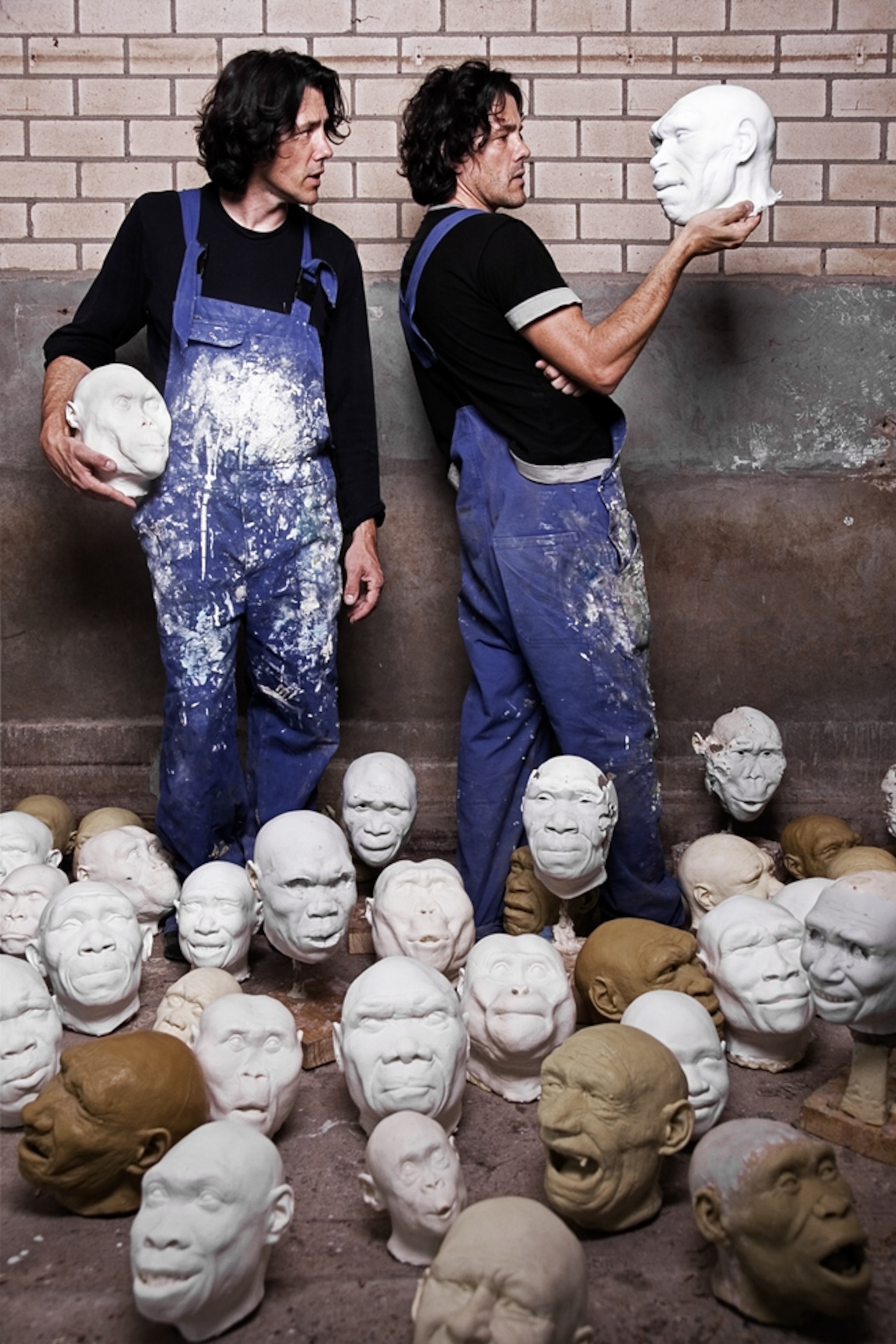 Adrie and Alfons Kennis picture: twin brothers behind the new Otzi the Iceman reconstruction