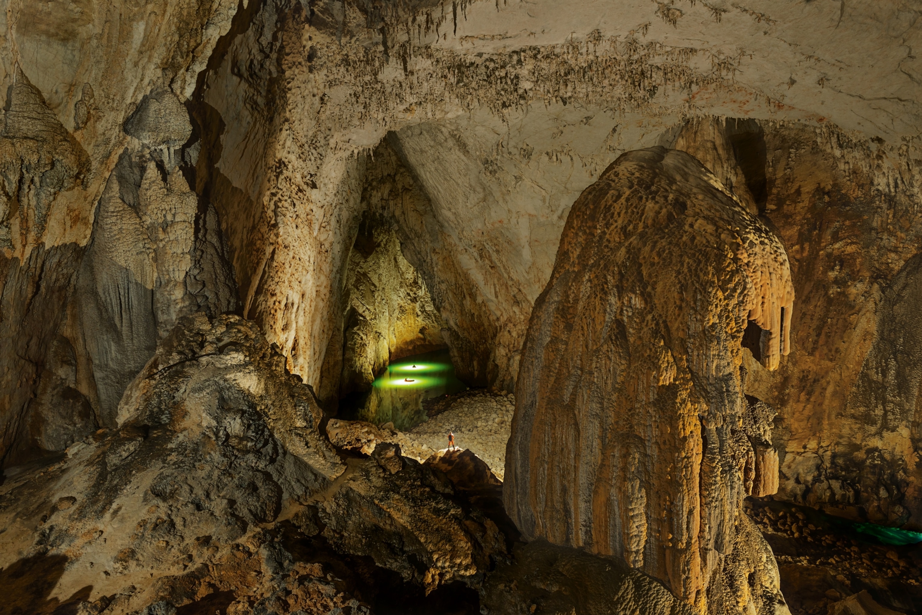 Ancient cave carvings and spiritual sites