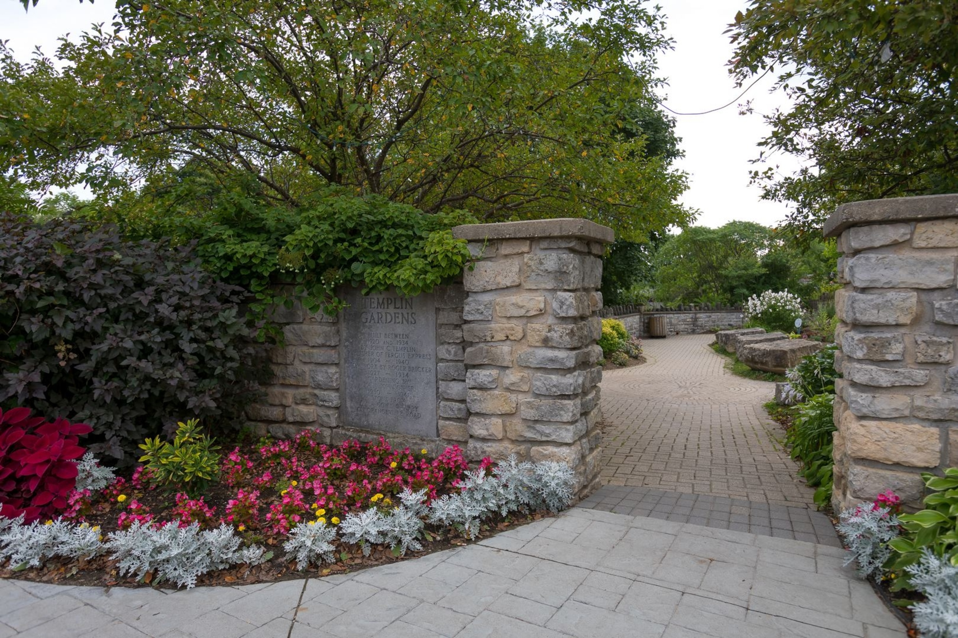 Templin Gardens built by John C. Templin Ontario