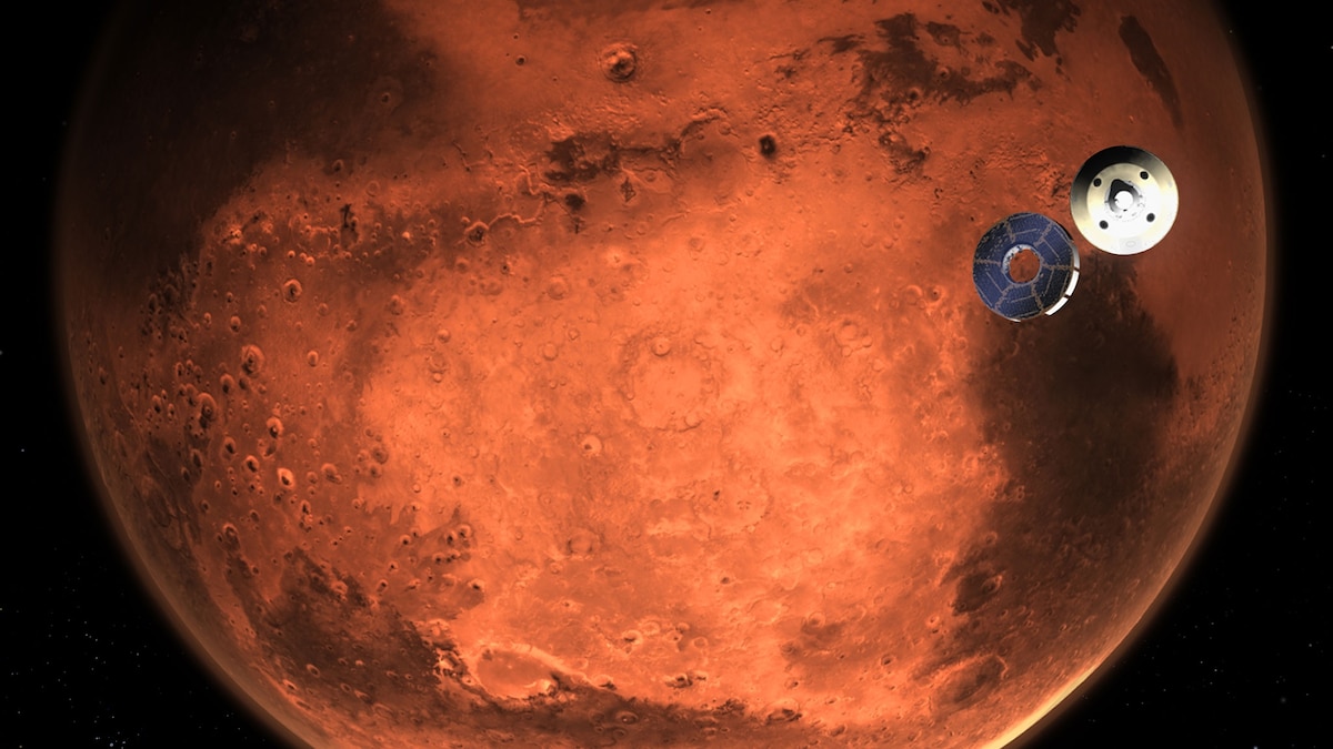 Watch NASA land the Perseverance rover on Mars