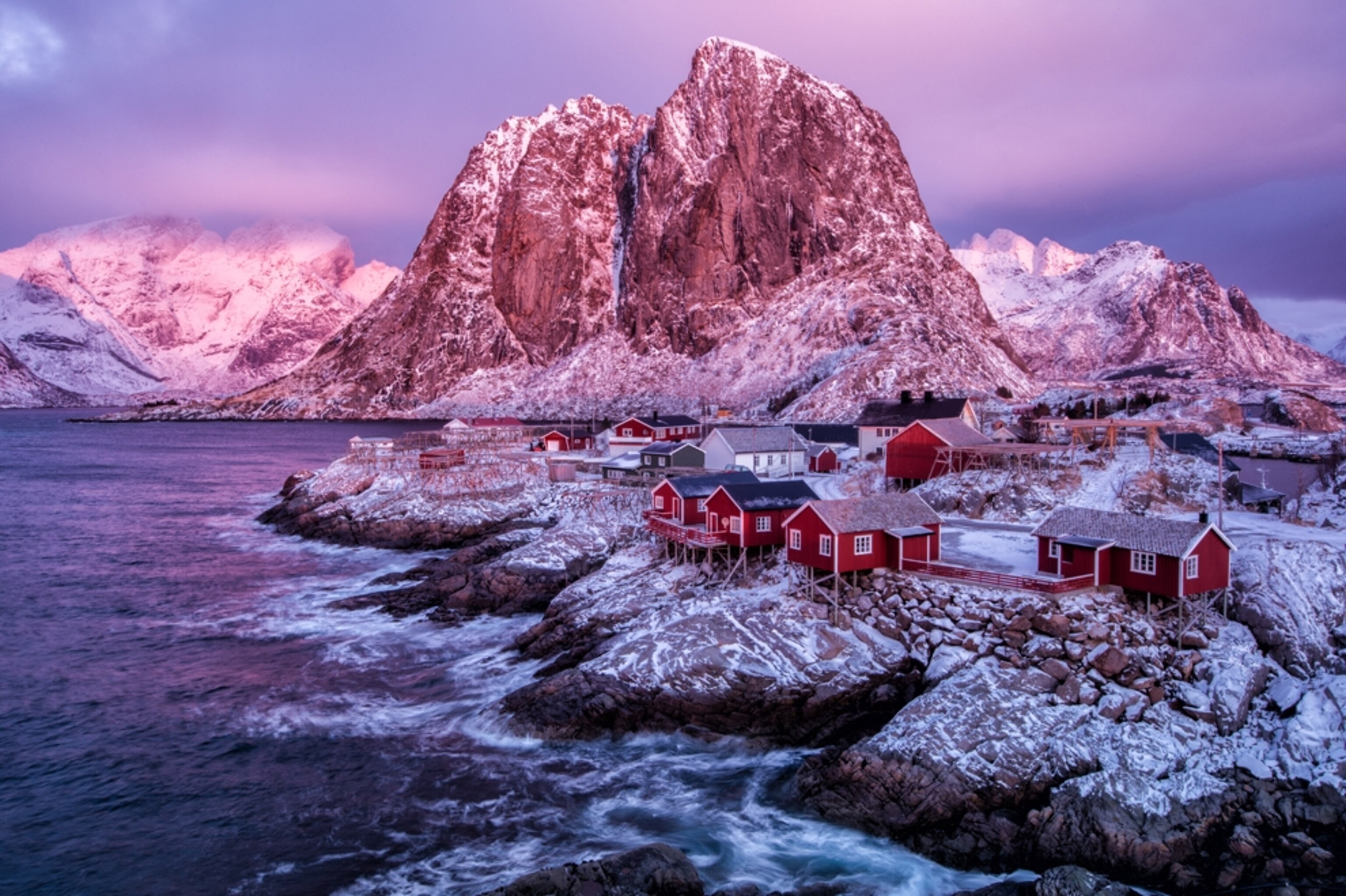 sunrise in Lofoten, Norway