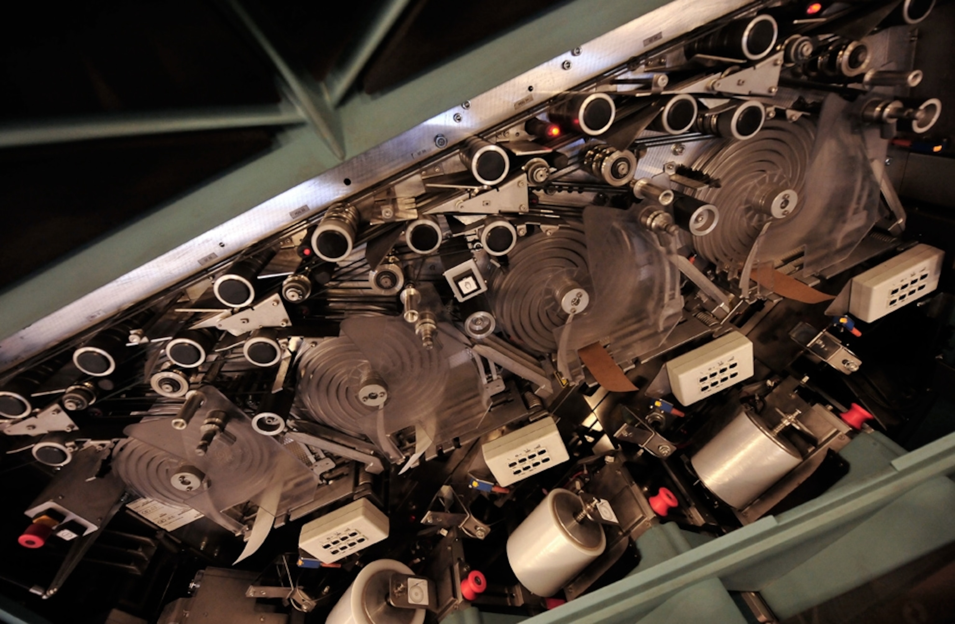Old Banknotes are processed at a logistics center in Hungary