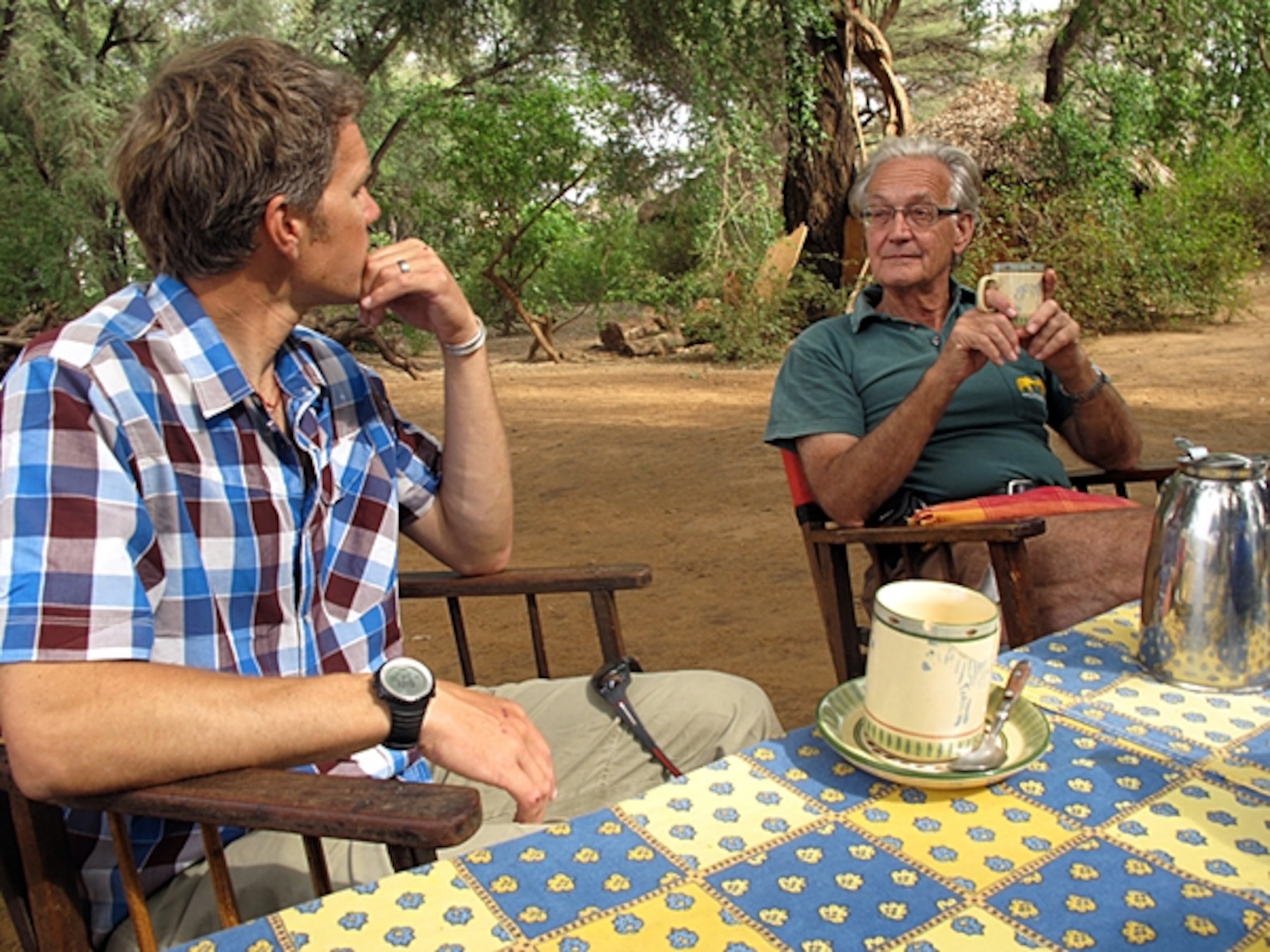 Jake Norton and Iain Douglas-Hamilton