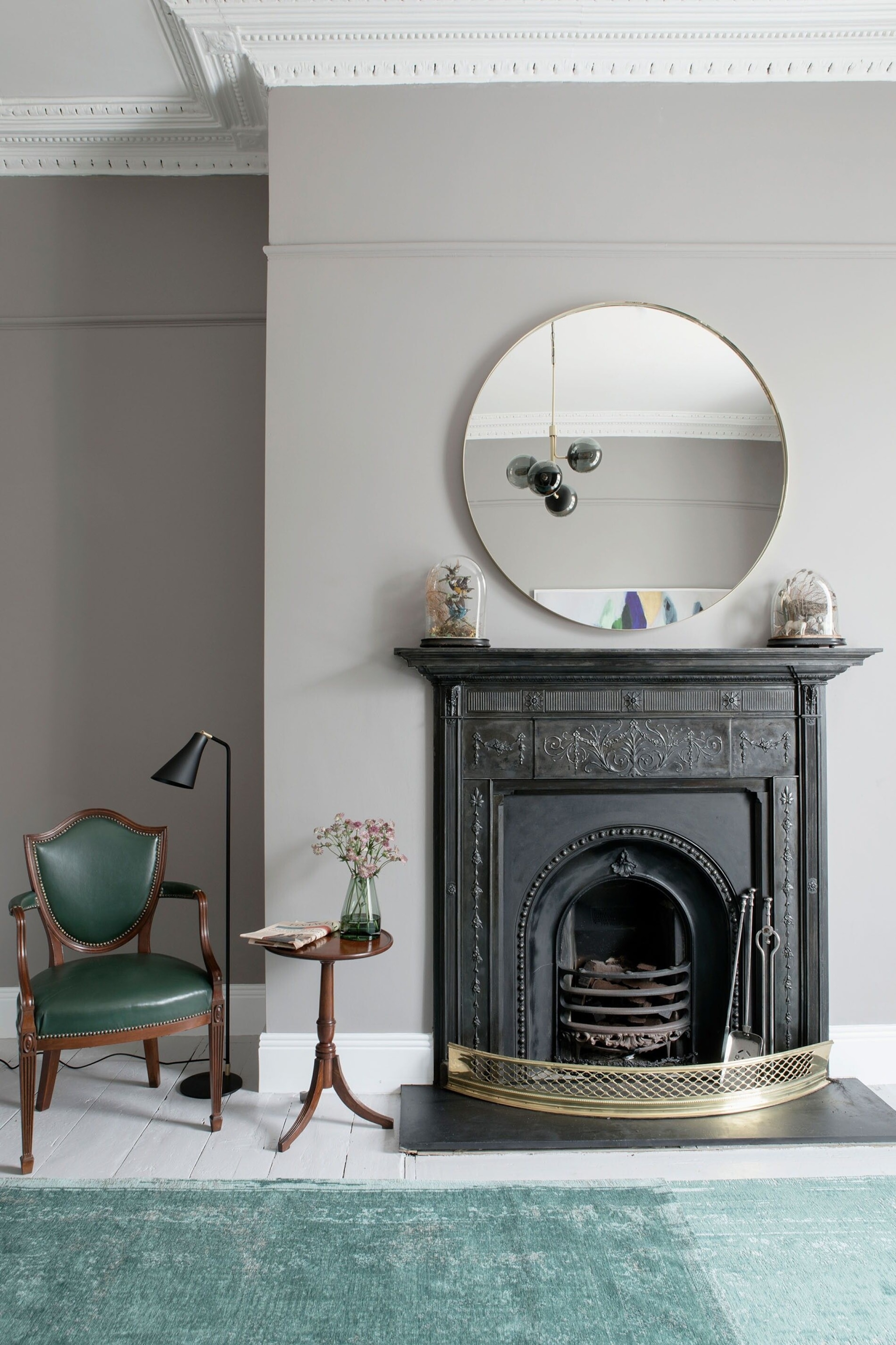 Bespoke steel-framed wardrobe-and-desk combos, coiled wool throws and cushion covers nodding to Irish motifs