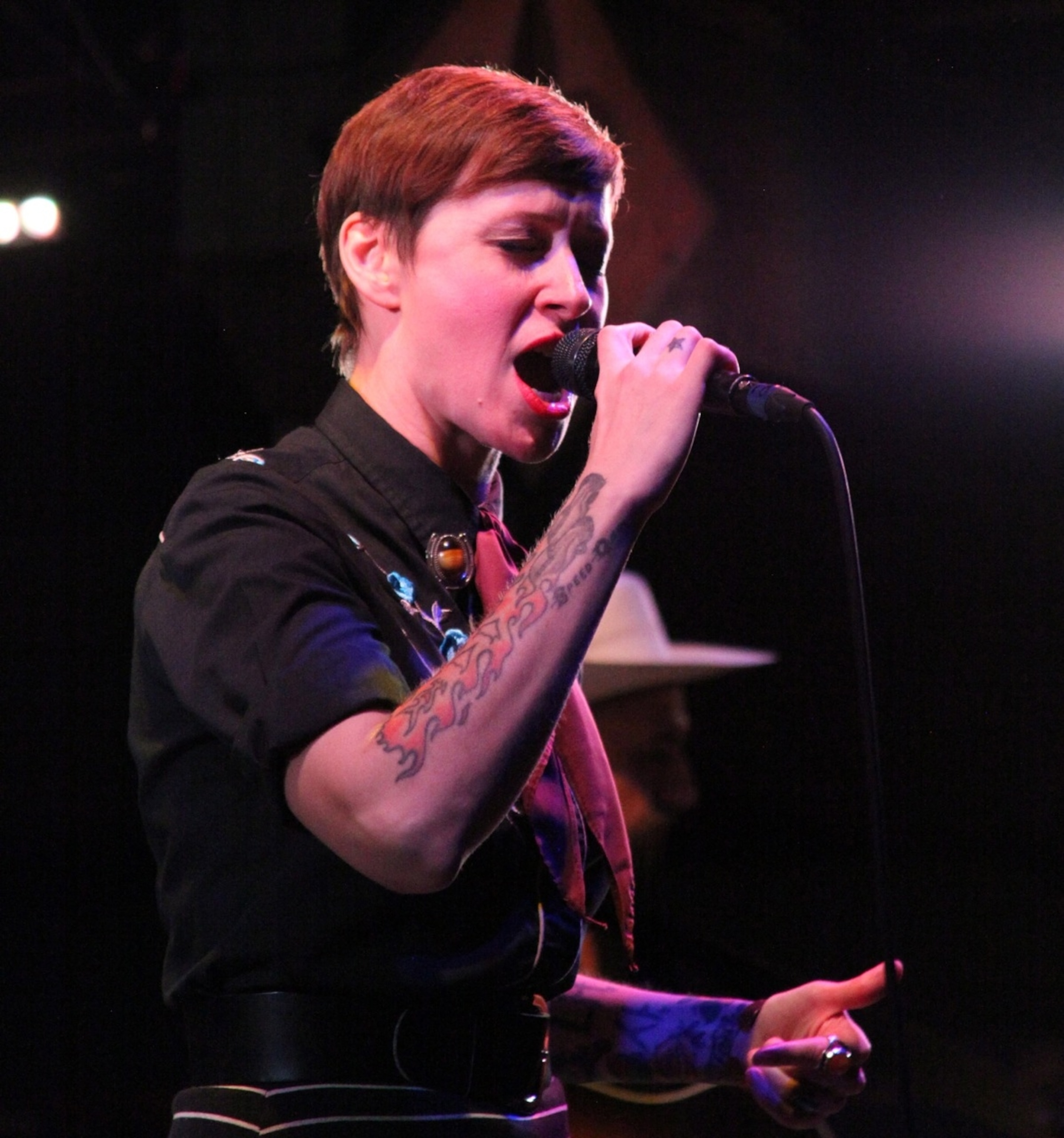 Gal Holiday sings the blue. (Photo by Andrew Evans, National Geographic Travel)