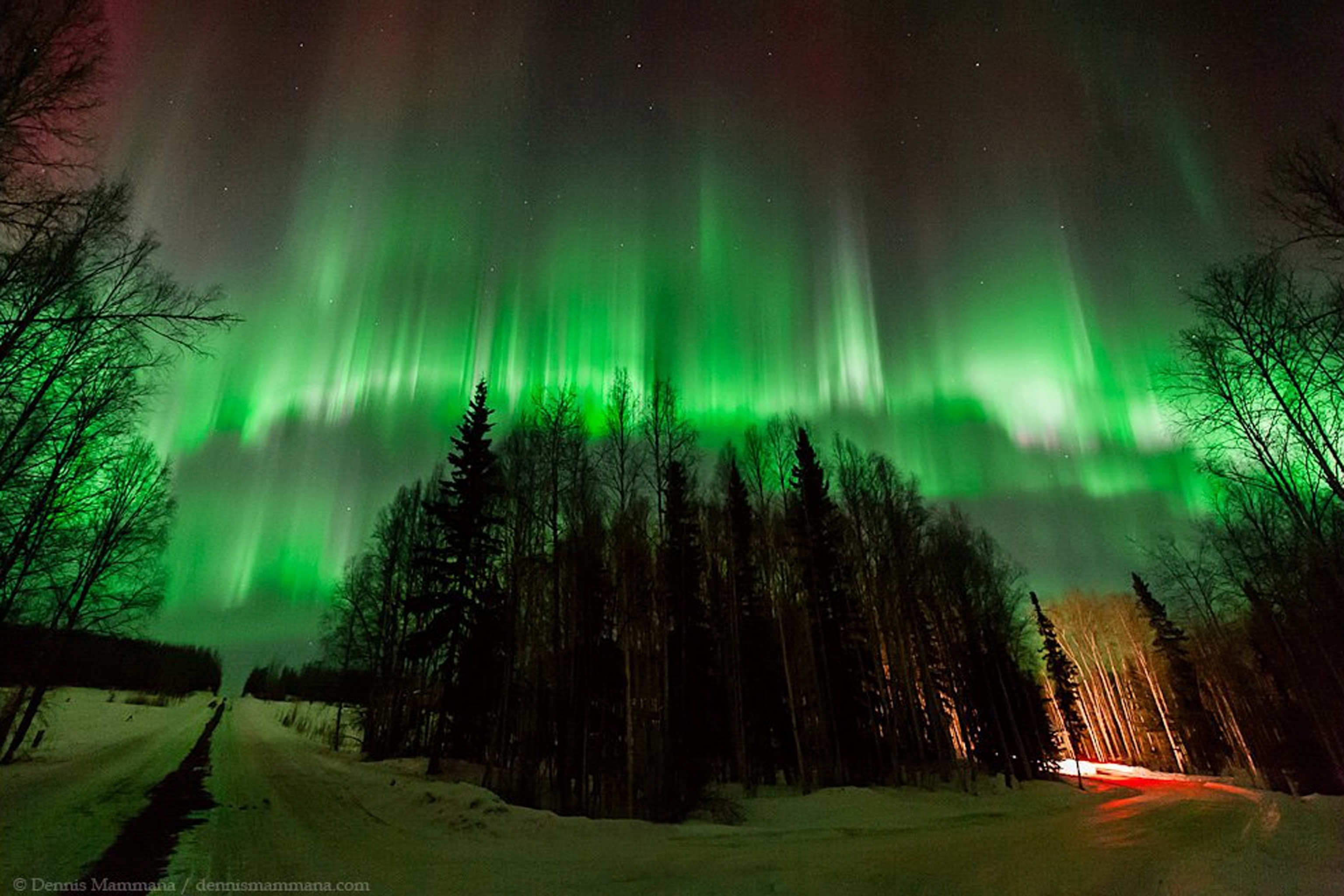 Week in Space 250 - Picture of northern lights above Fairbanks, Alaska
