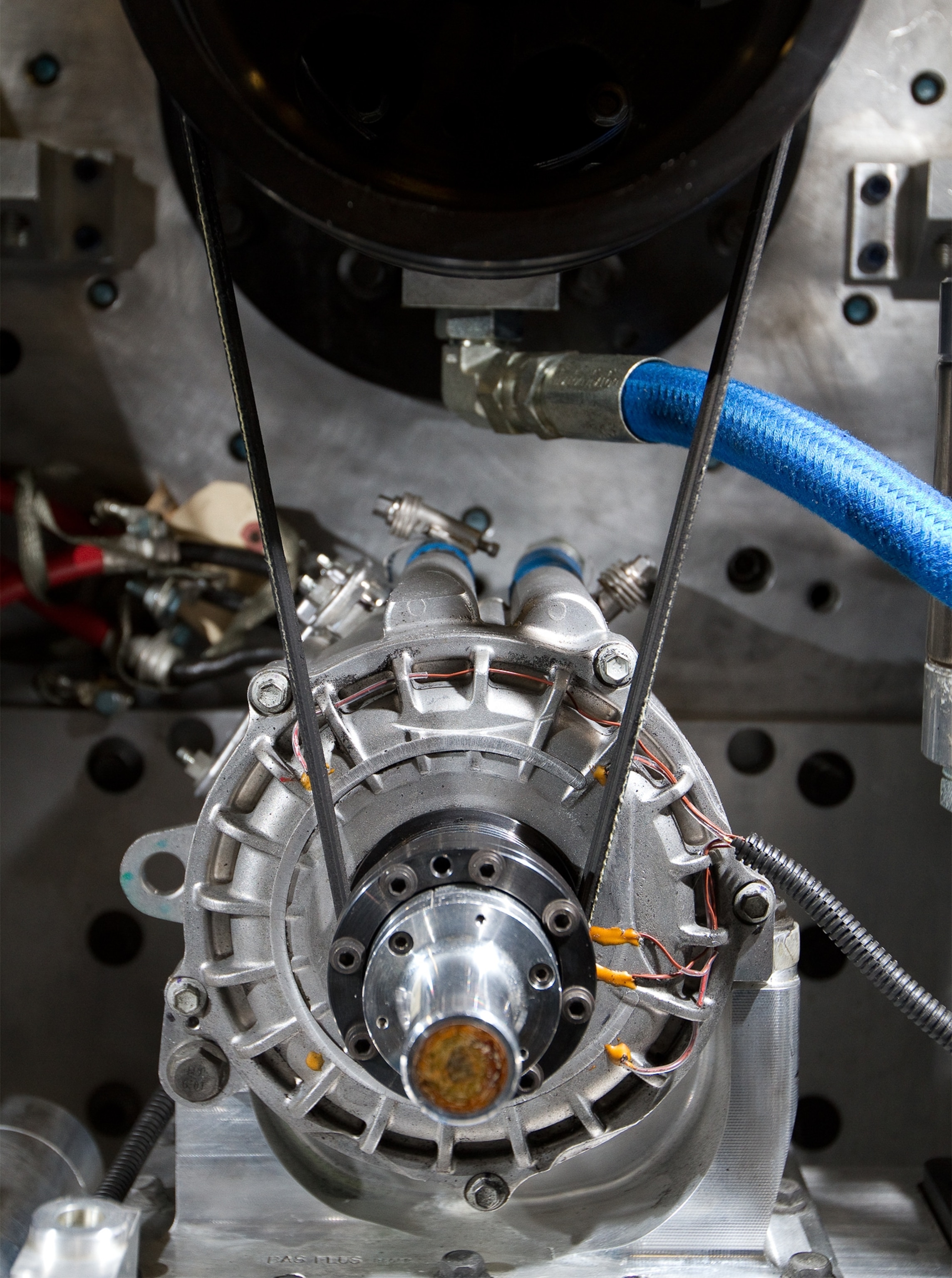 Motor picture - electric motor at GM’s power train engineering center, Pontiac, Michigan