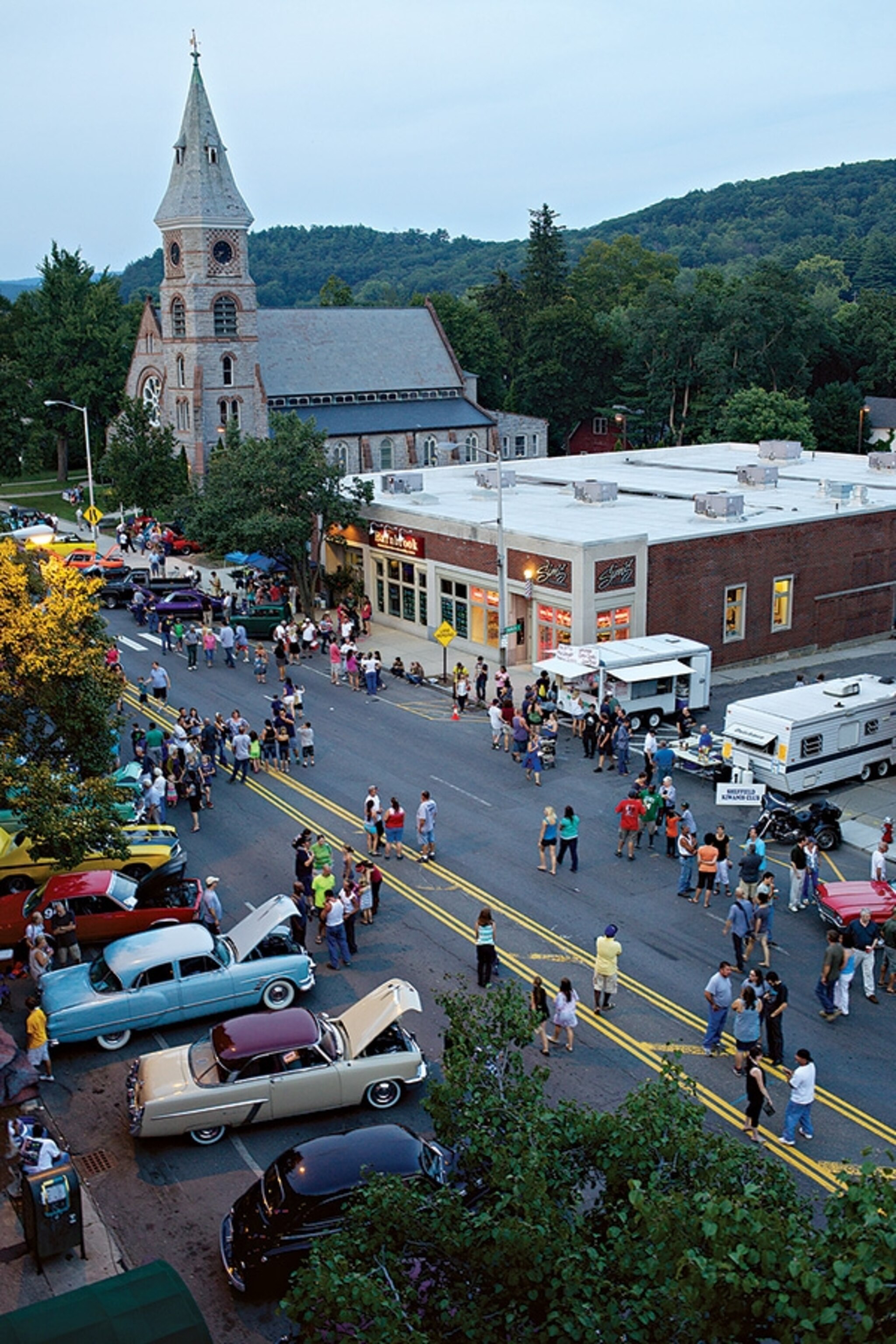 an antique show in Great Barrington, Massachusetts