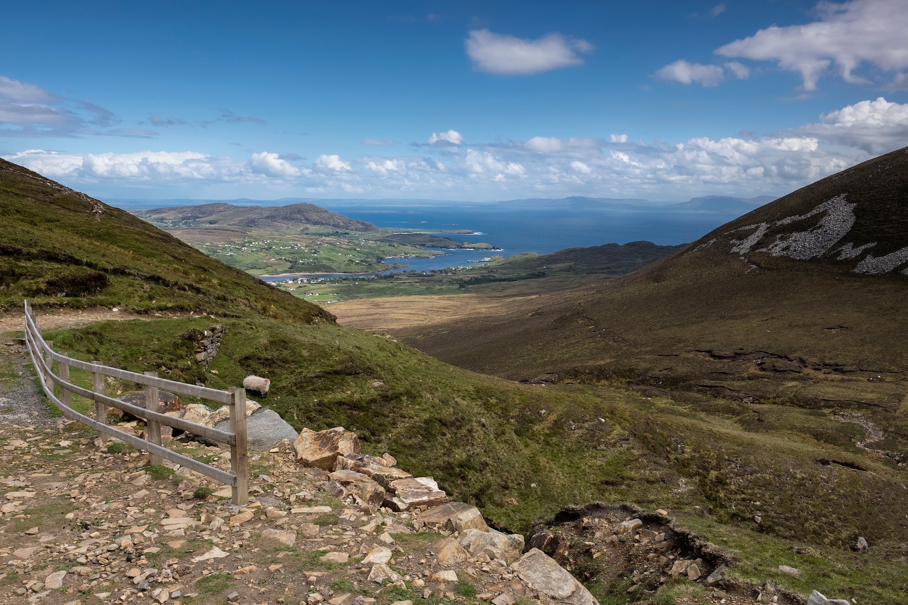 View over County Donegal