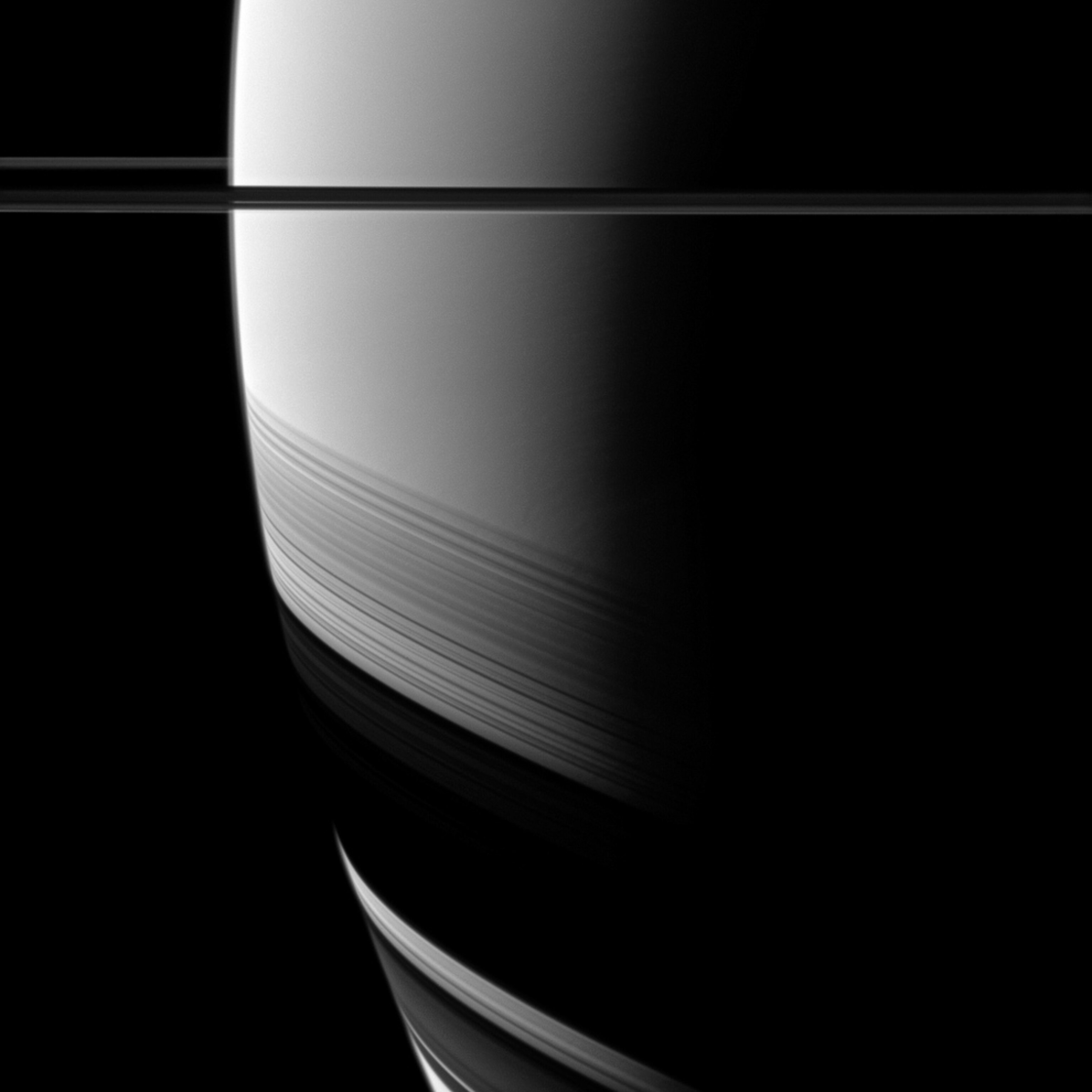 Saturn picture: Rings cast wider shadows on the planet's southern hemisphere