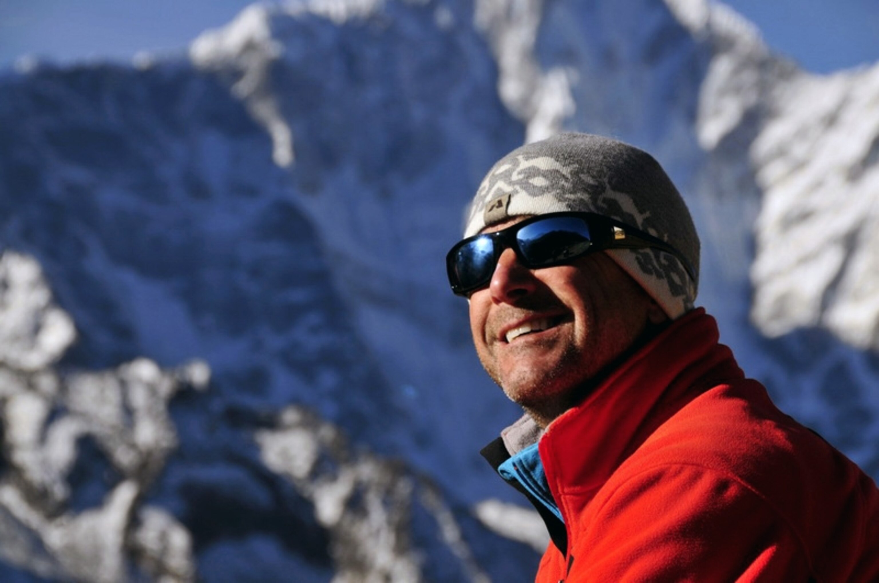 Peter Whittaker near Pheriche