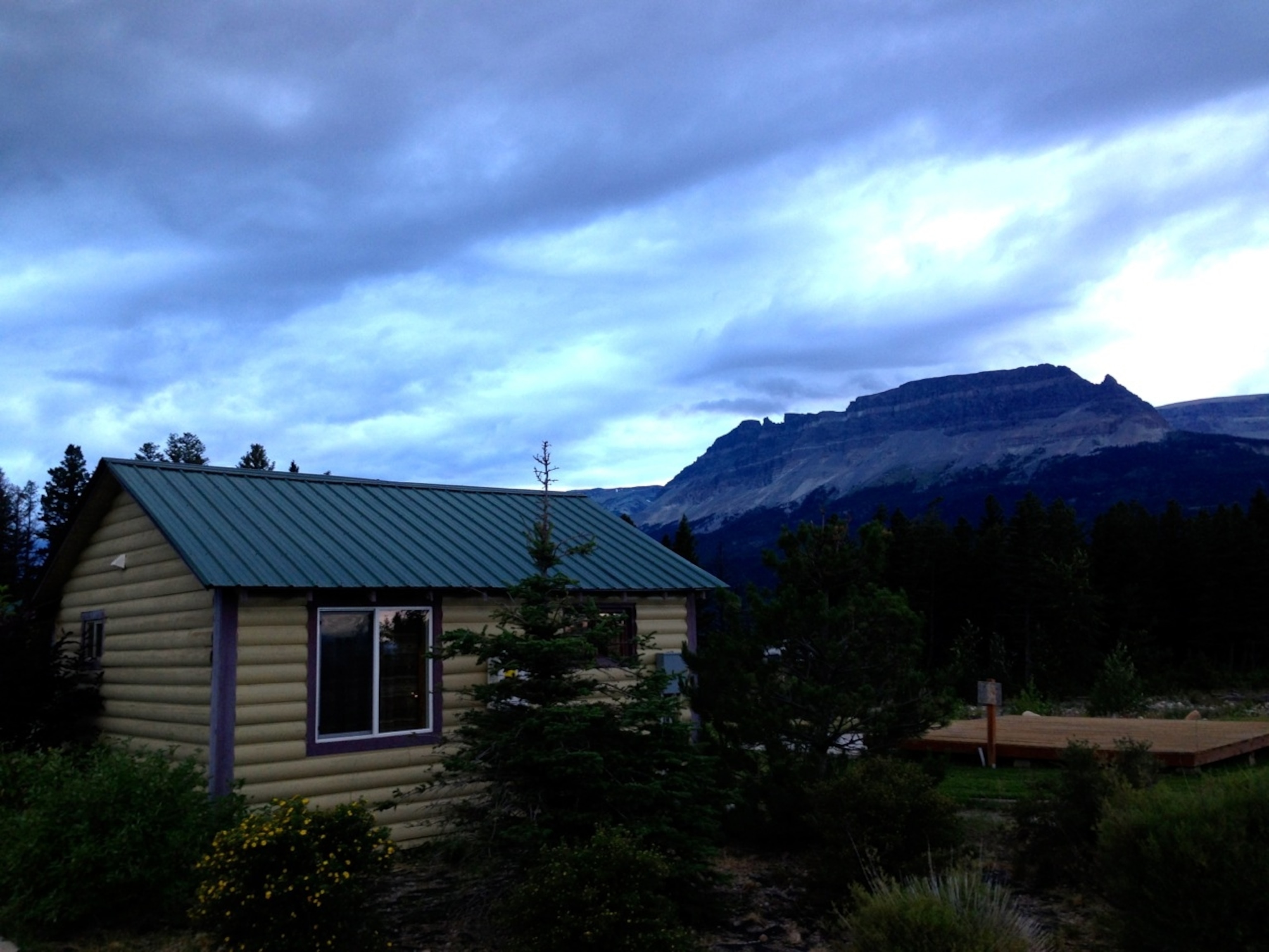 The cabins at St. Mary Lodge, Glacier National Park, Montana (Photo by Andrew Evans, National Geographic Traveler)