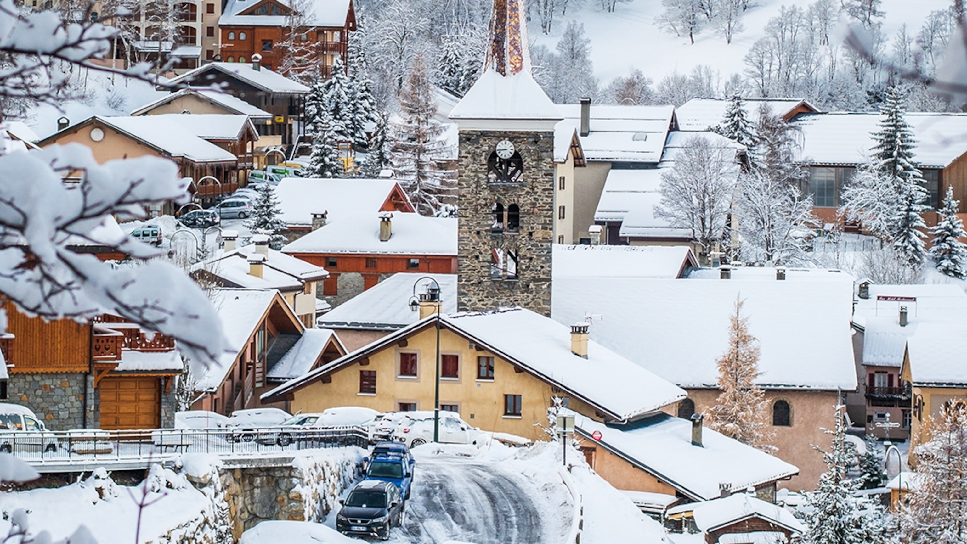 This Tiny French Village is Surrounded by the World’s Largest Interconnected Ski Area