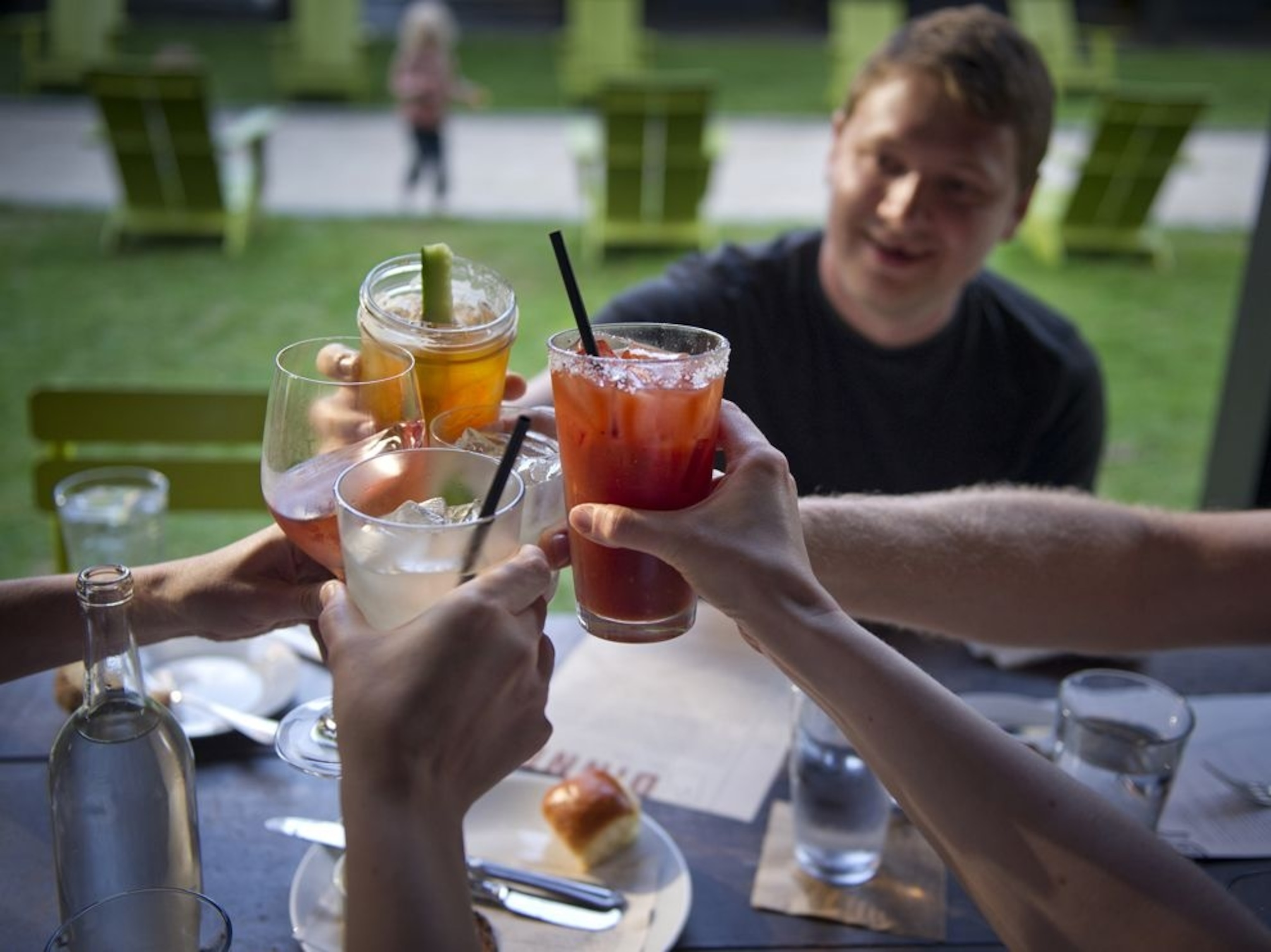 people toasting at Empire State South