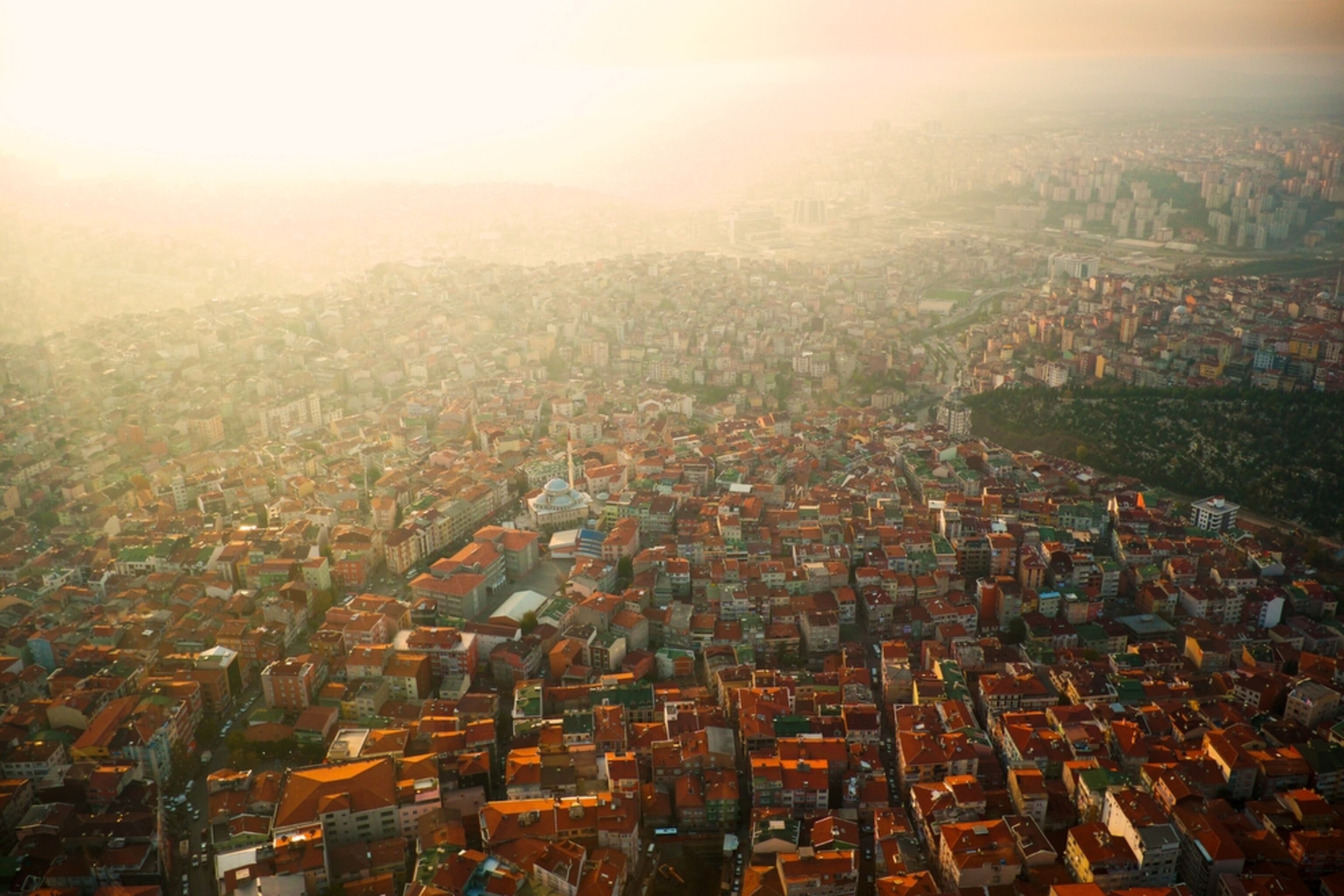 sunrise over Istanbul, Turkey