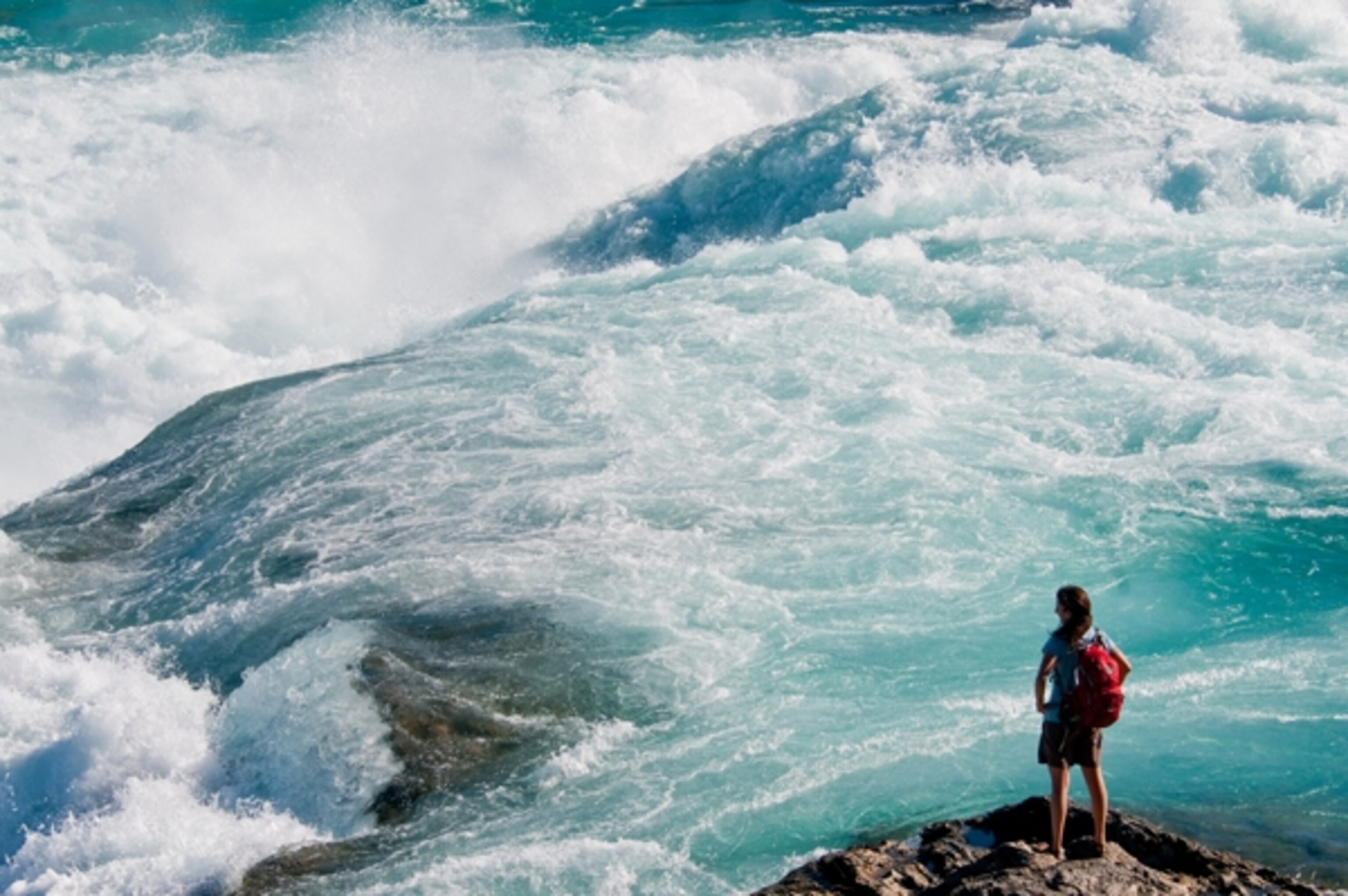 The confluence of the Baker and Neff Rivers, Patagonia, Chile; Photograph by James Q. Martin