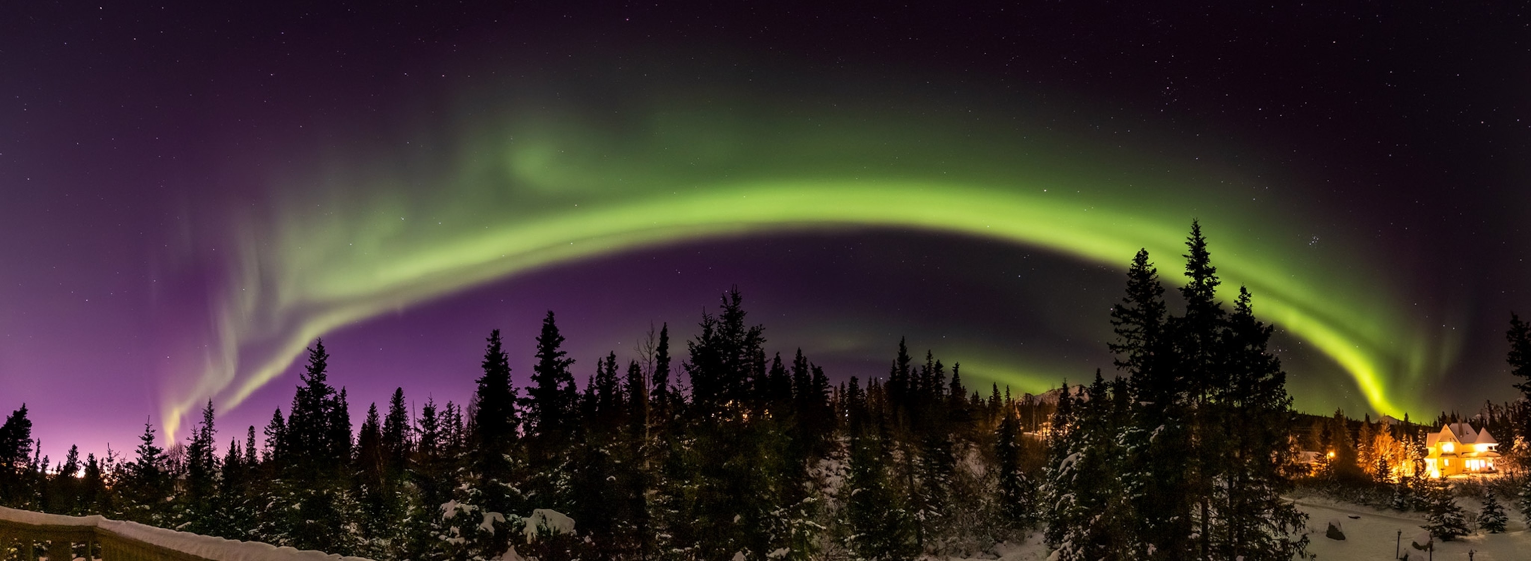 aurora in alaska.
