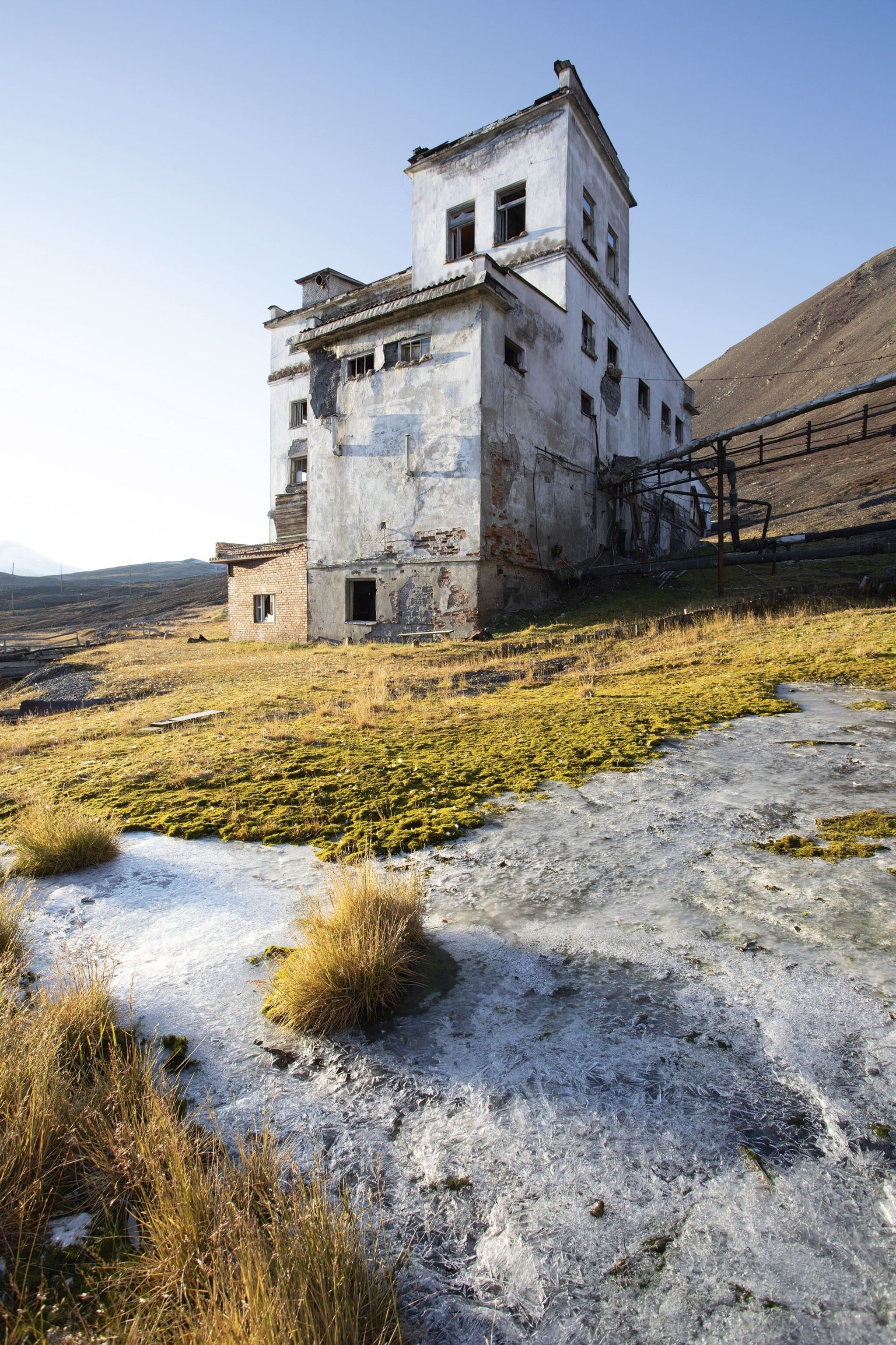 The building once used to manage the mineshaft.