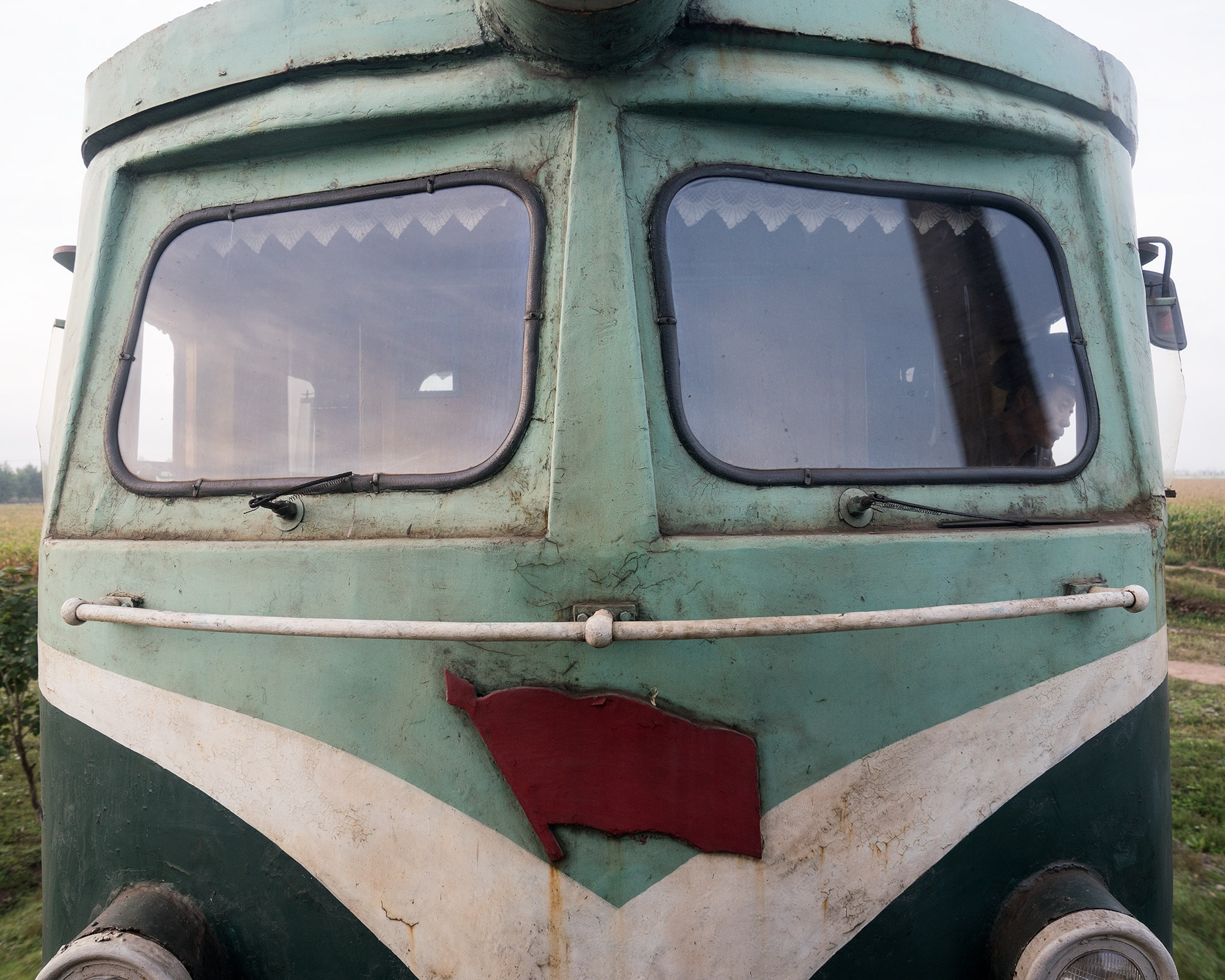 a train in North Korea