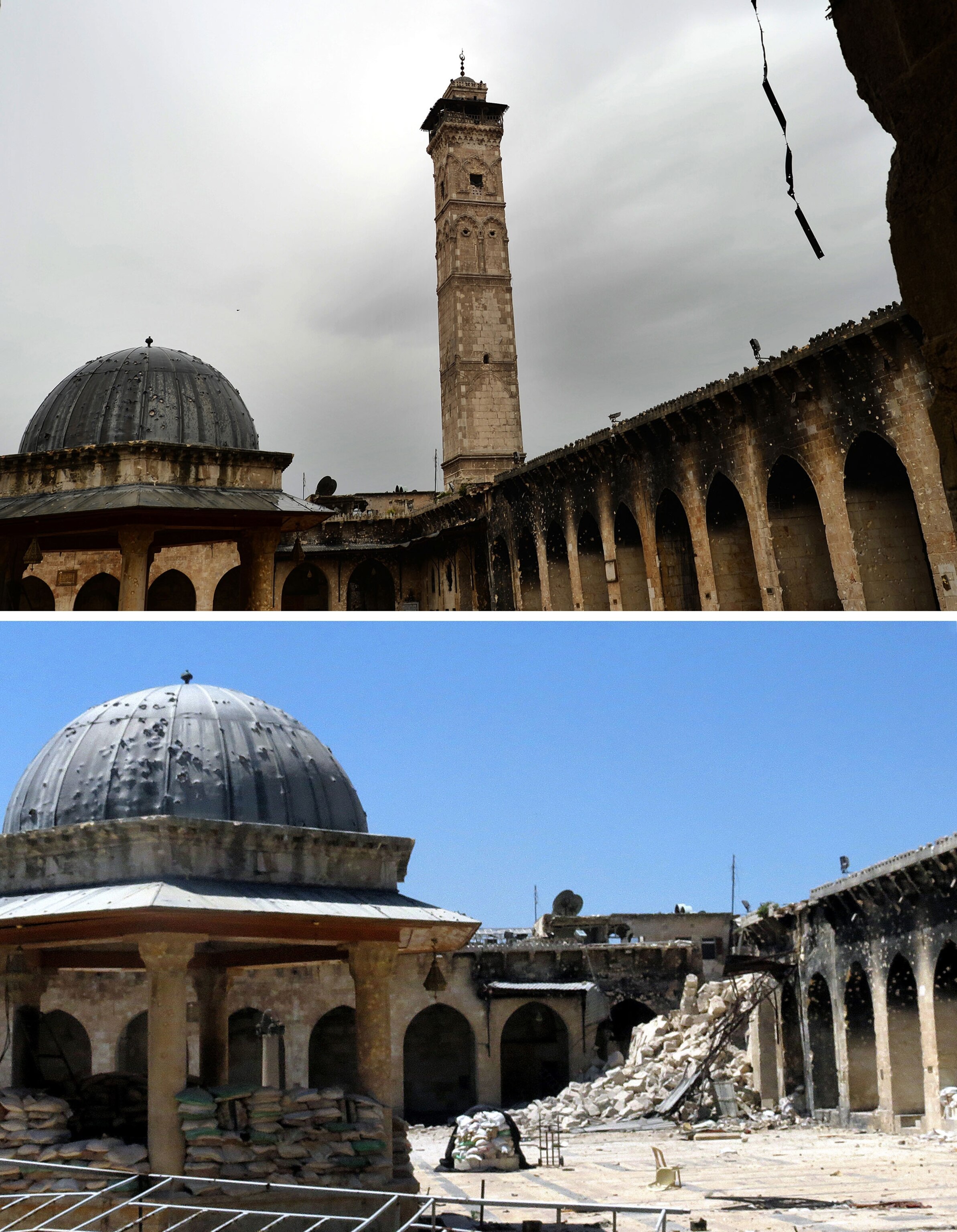 Aleppo's ancient Umayyad mosque
