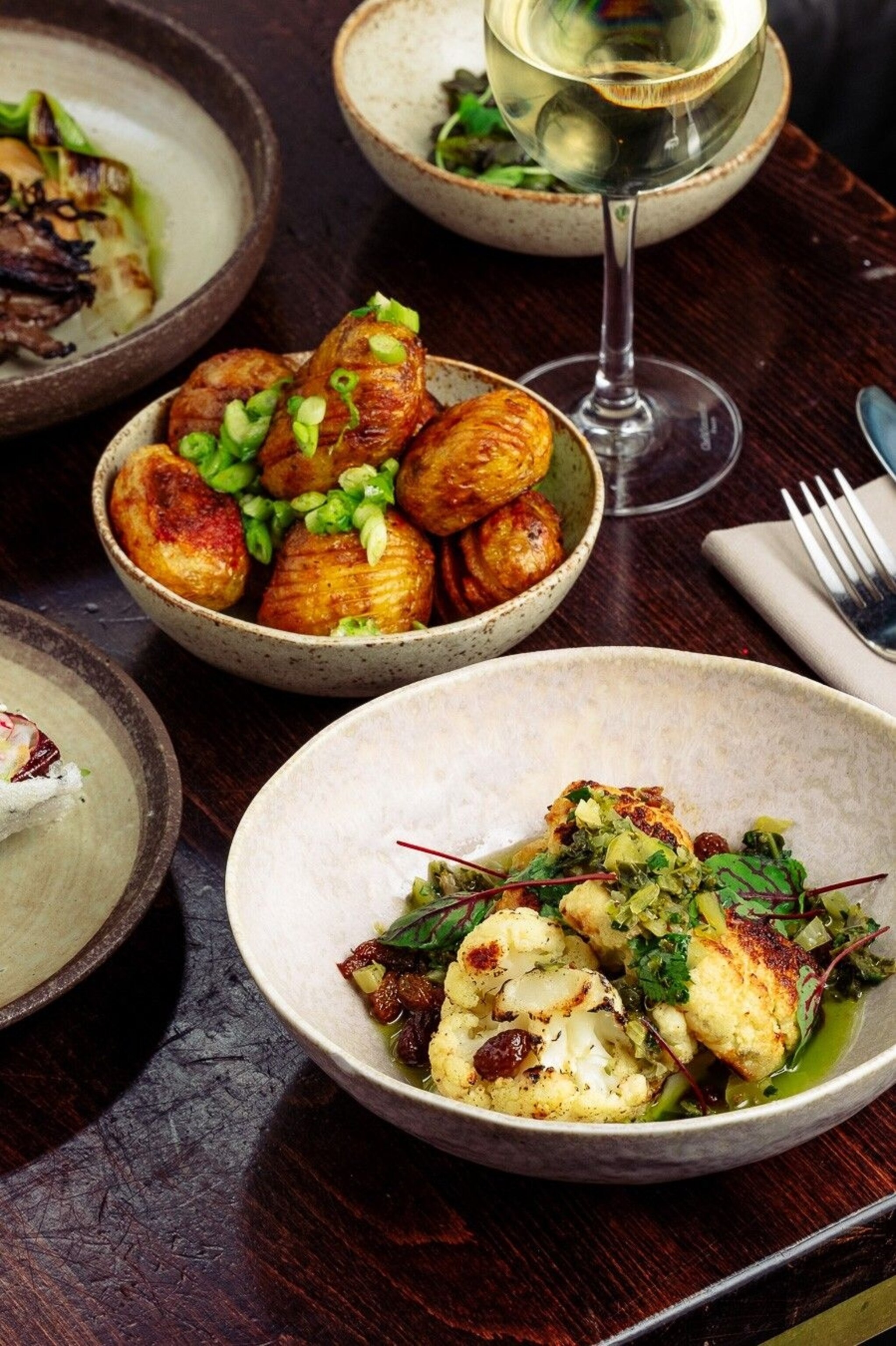 The menu at Tendril cherry picks culinary ideas from around the globe