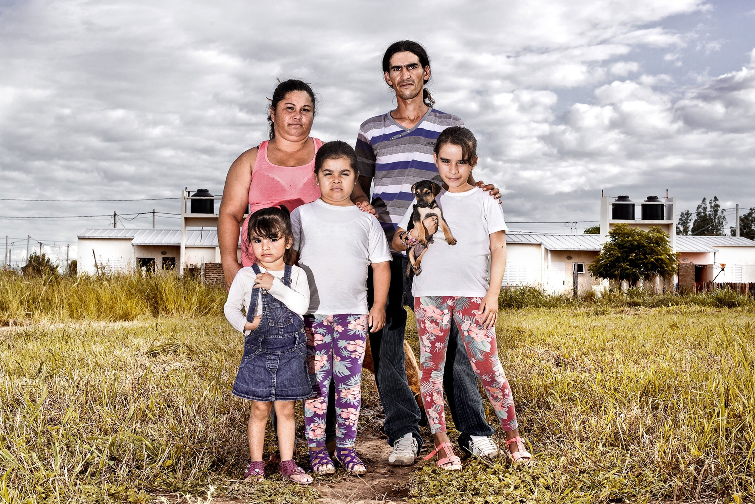 the Roa family in Avia Terai, Argentina.