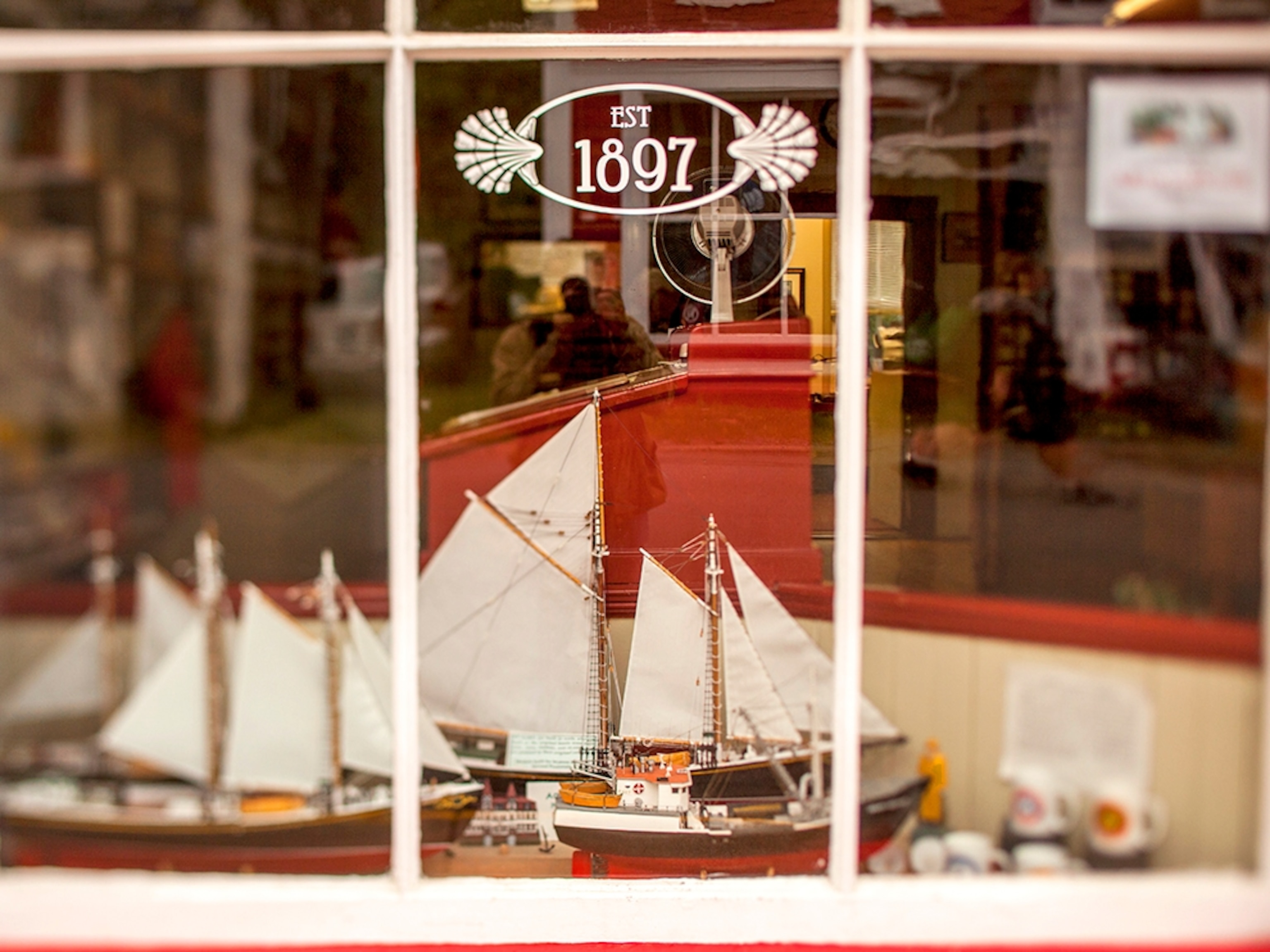 a storefront in Lunenburg, Nova Scotia