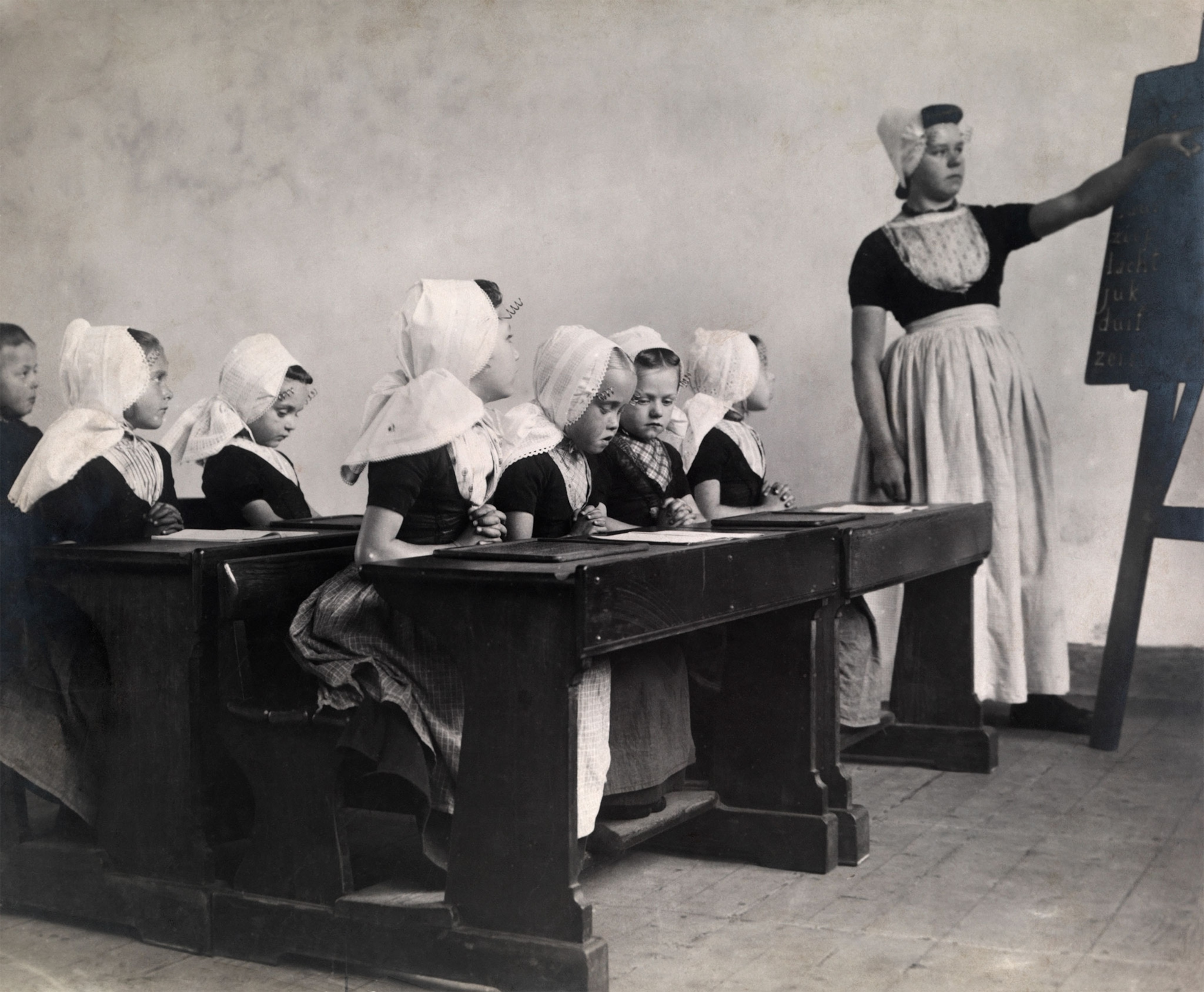 students in a classroom in the Netherlands