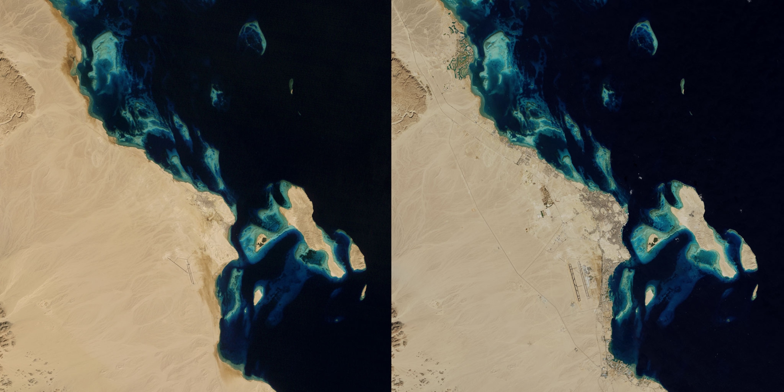 the coast of Egypt in 1985 and 2014