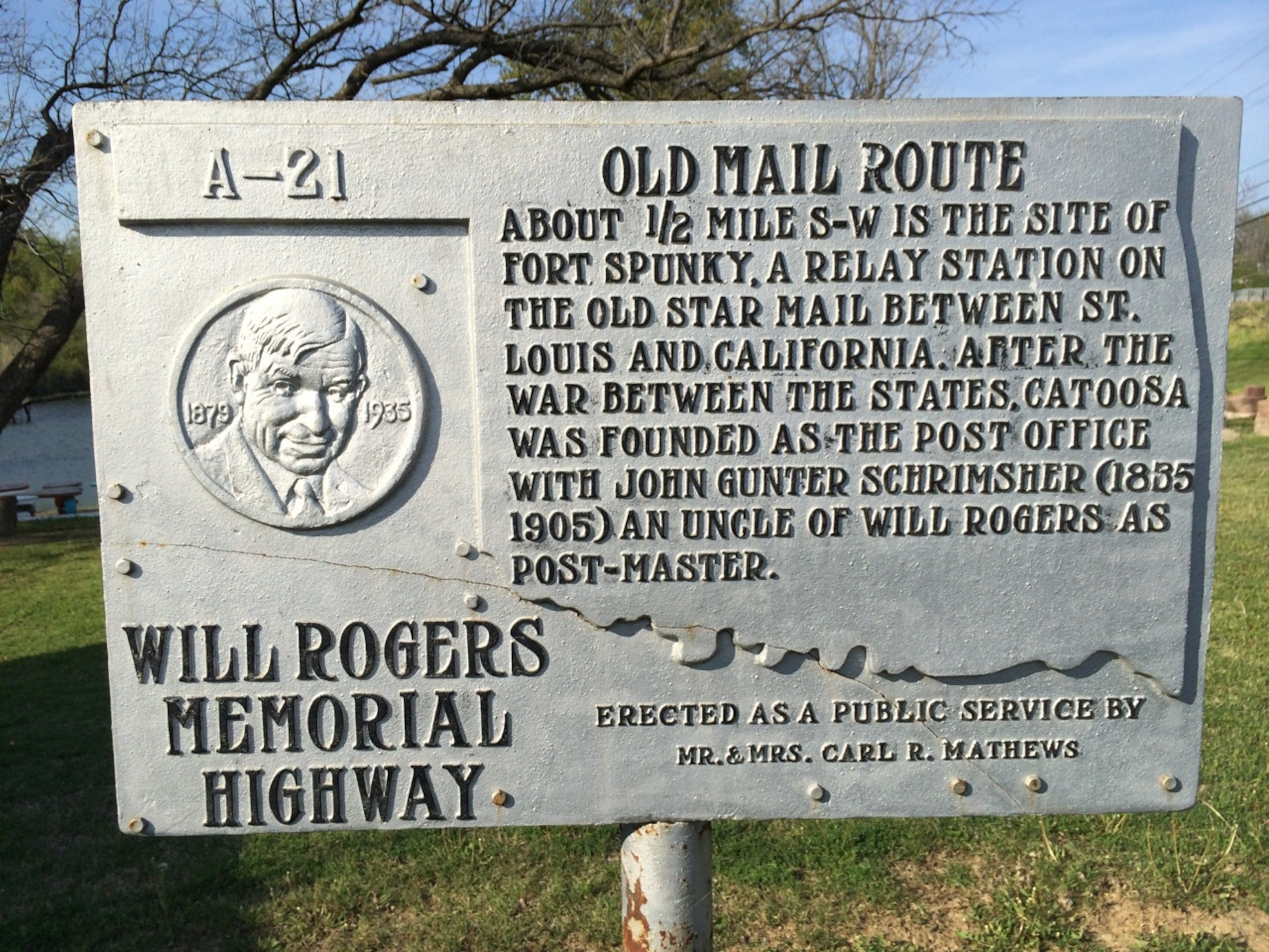 Route 66 is officially known as the Will Rogers Highway, named after Oklahoma's famous native son. (Photo by Andrew Evans, National Geographic Travel)