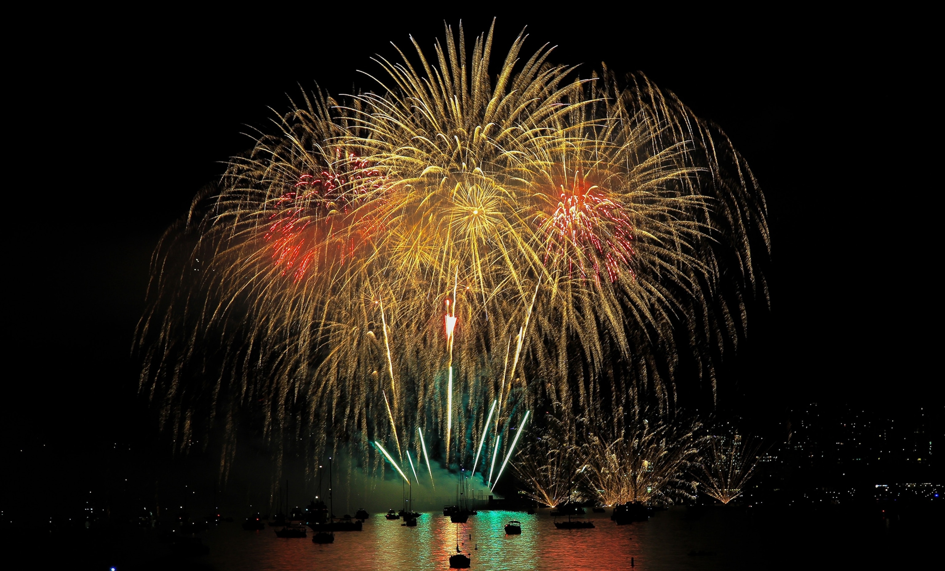 fireworks in Vancouver