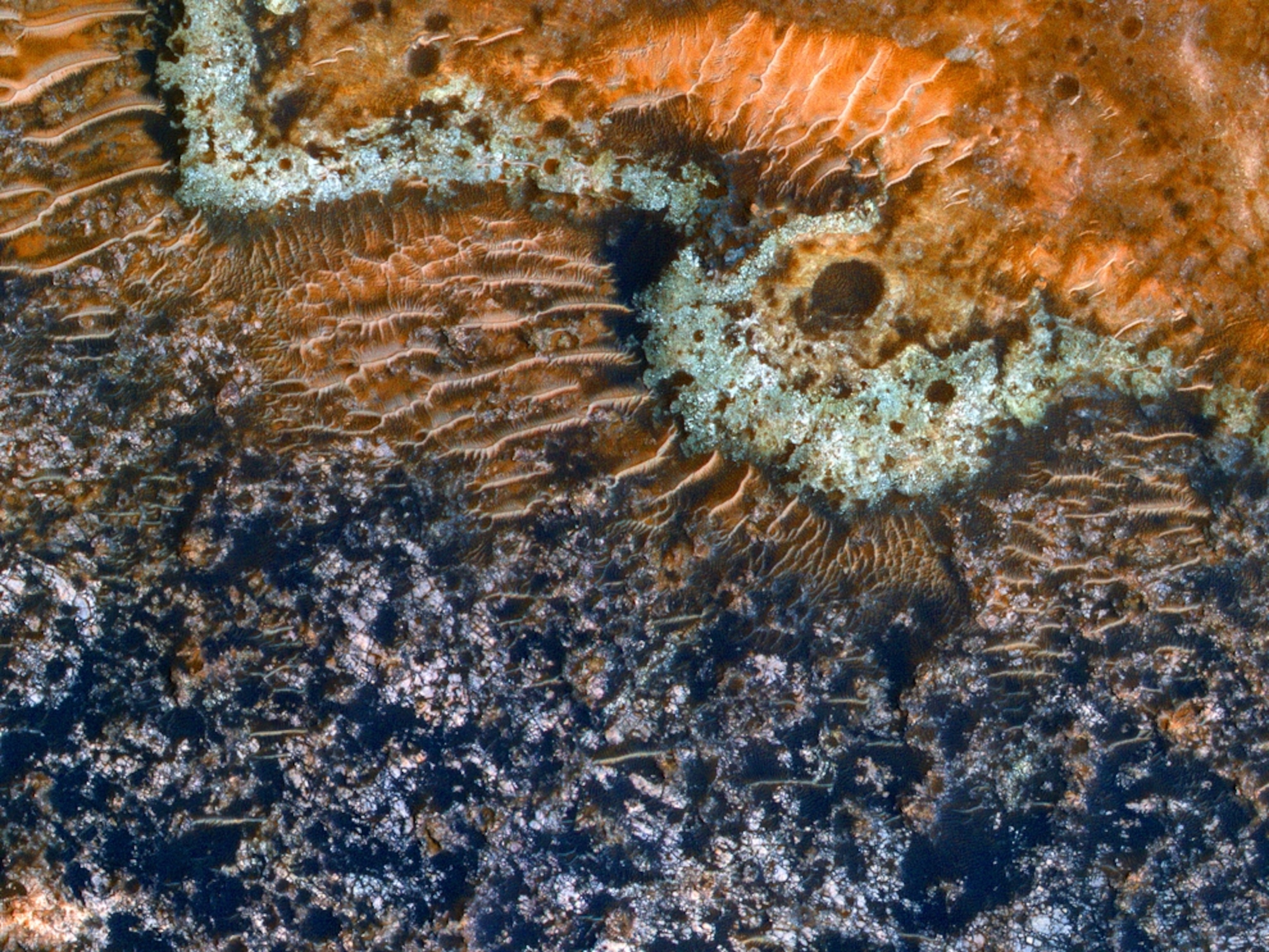 a mound on Mars