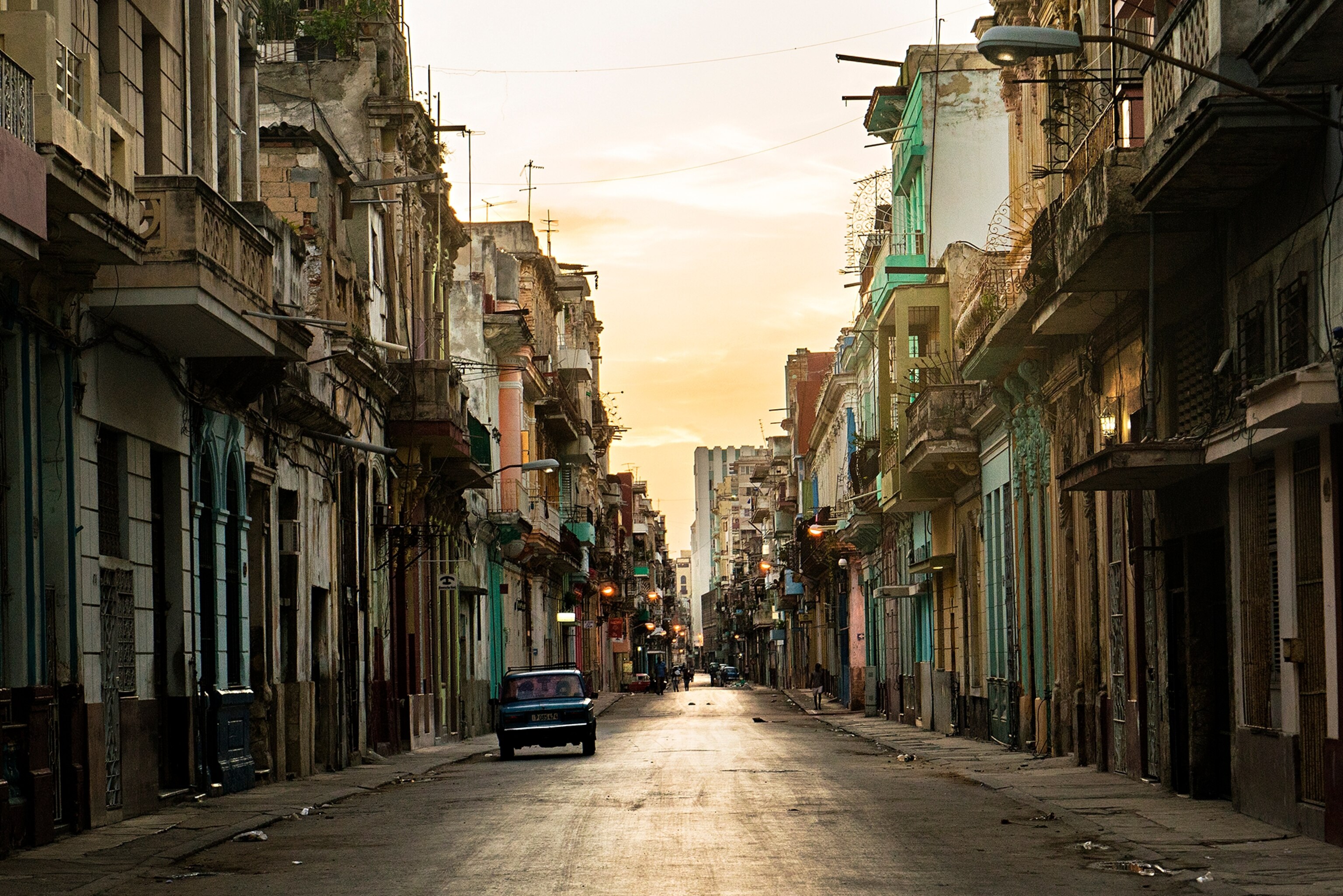 a street in Old Havana, Cuba