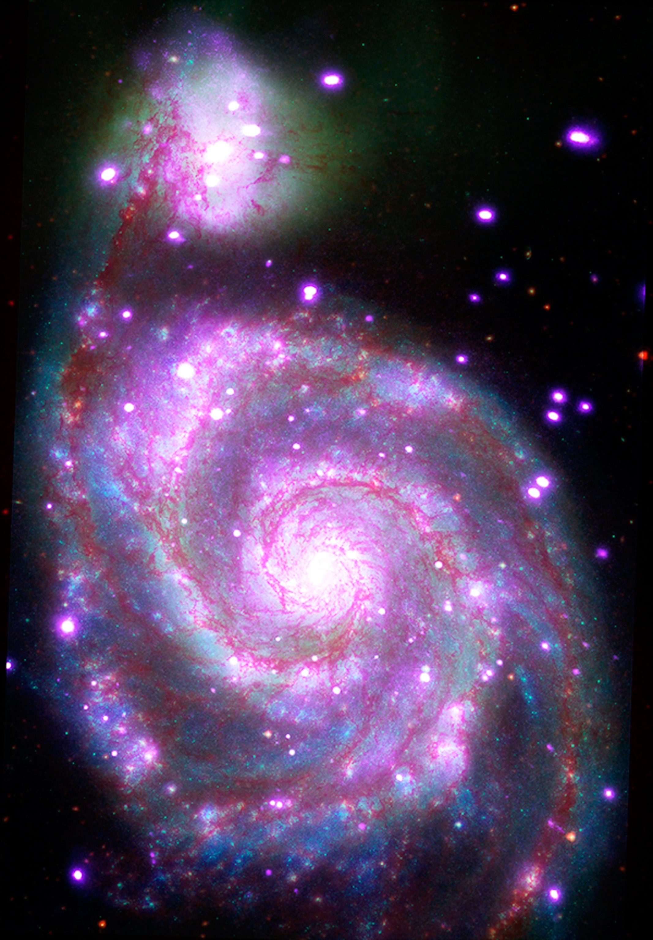 the Whirlpool galaxy