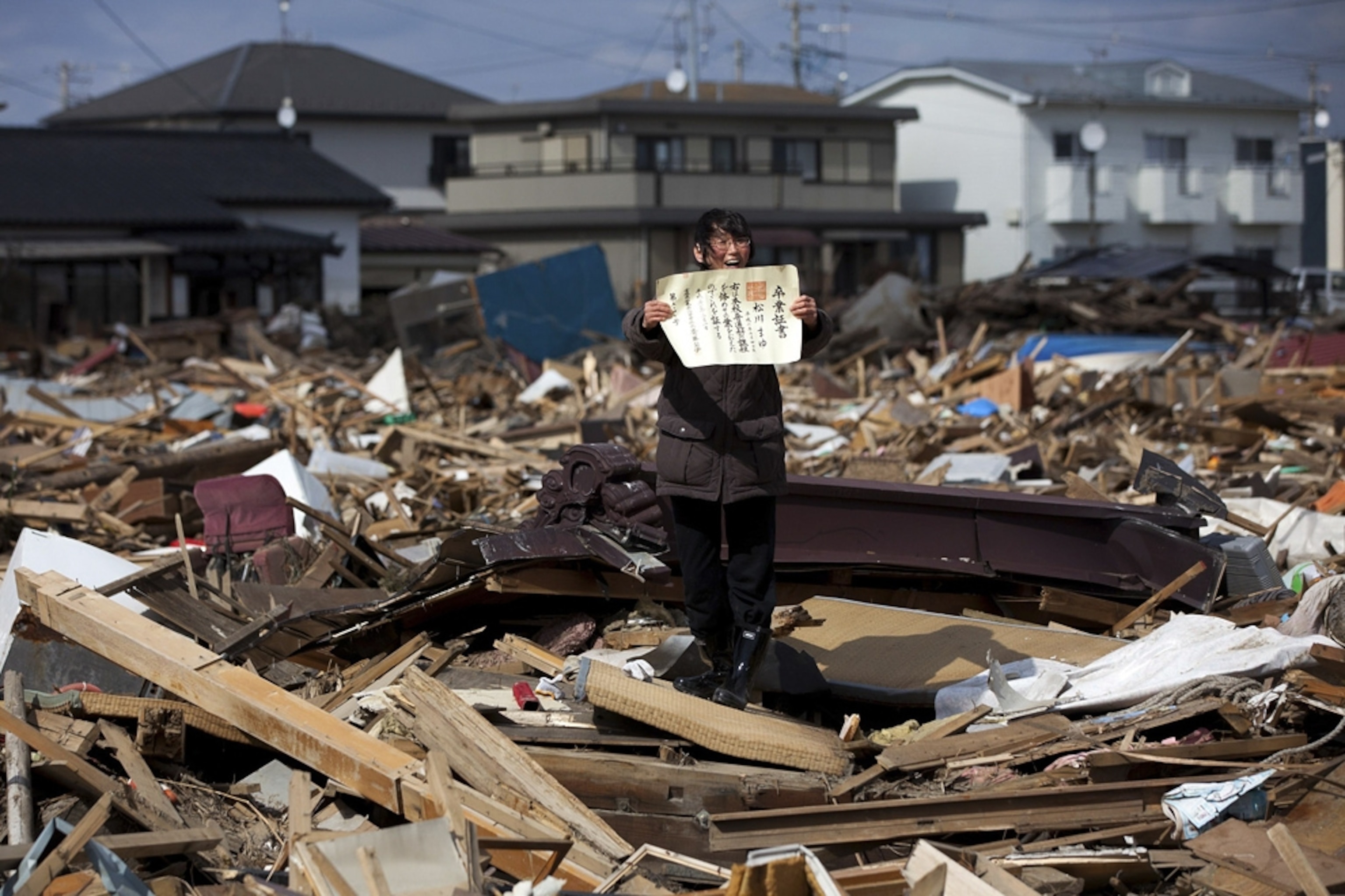 Japan tsunami picture: one of World Press Photo contest's best news pictures of the year, 2011