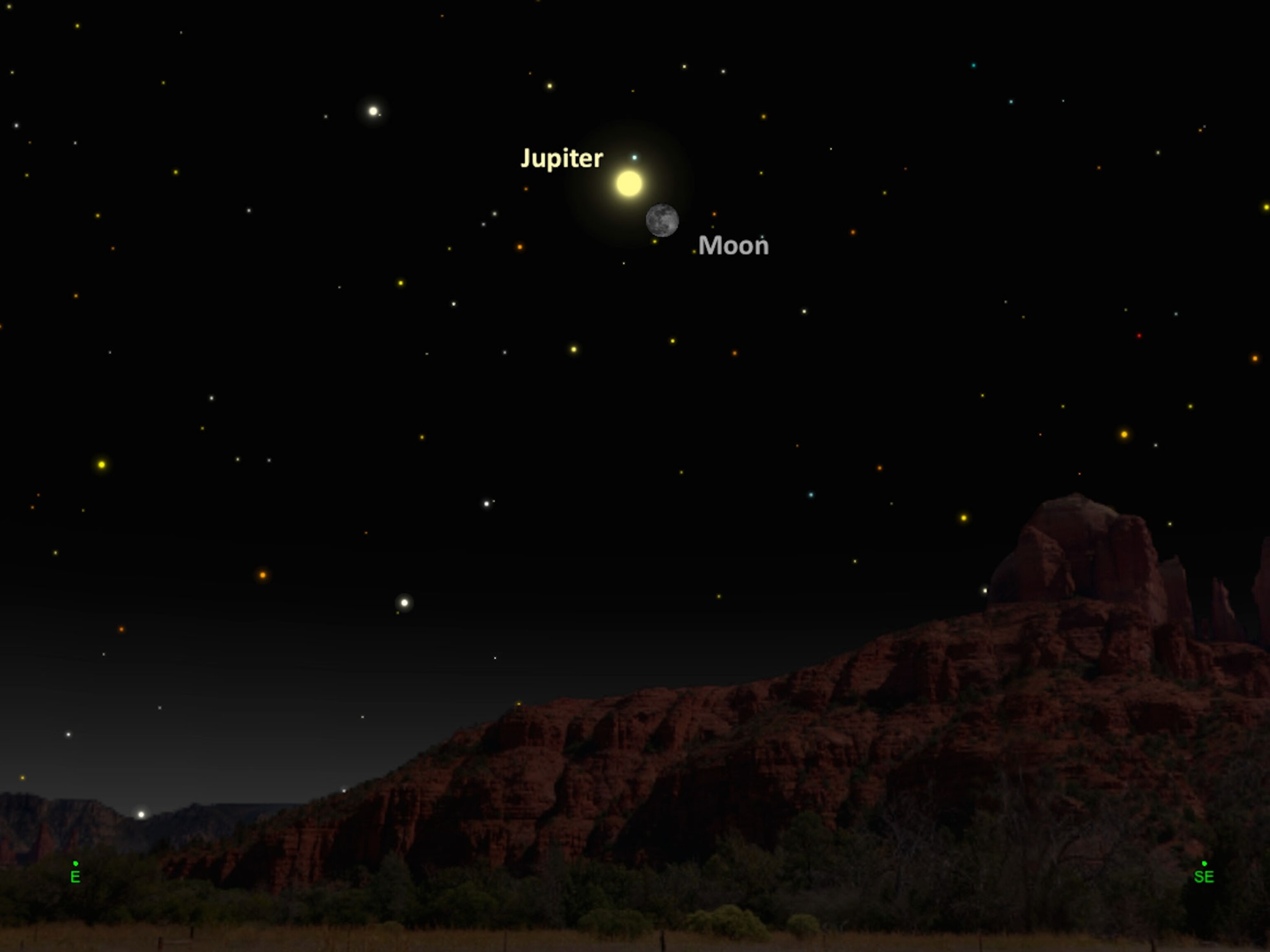 This Week’s Night Sky: Look for Pyramid-Shaped Lights