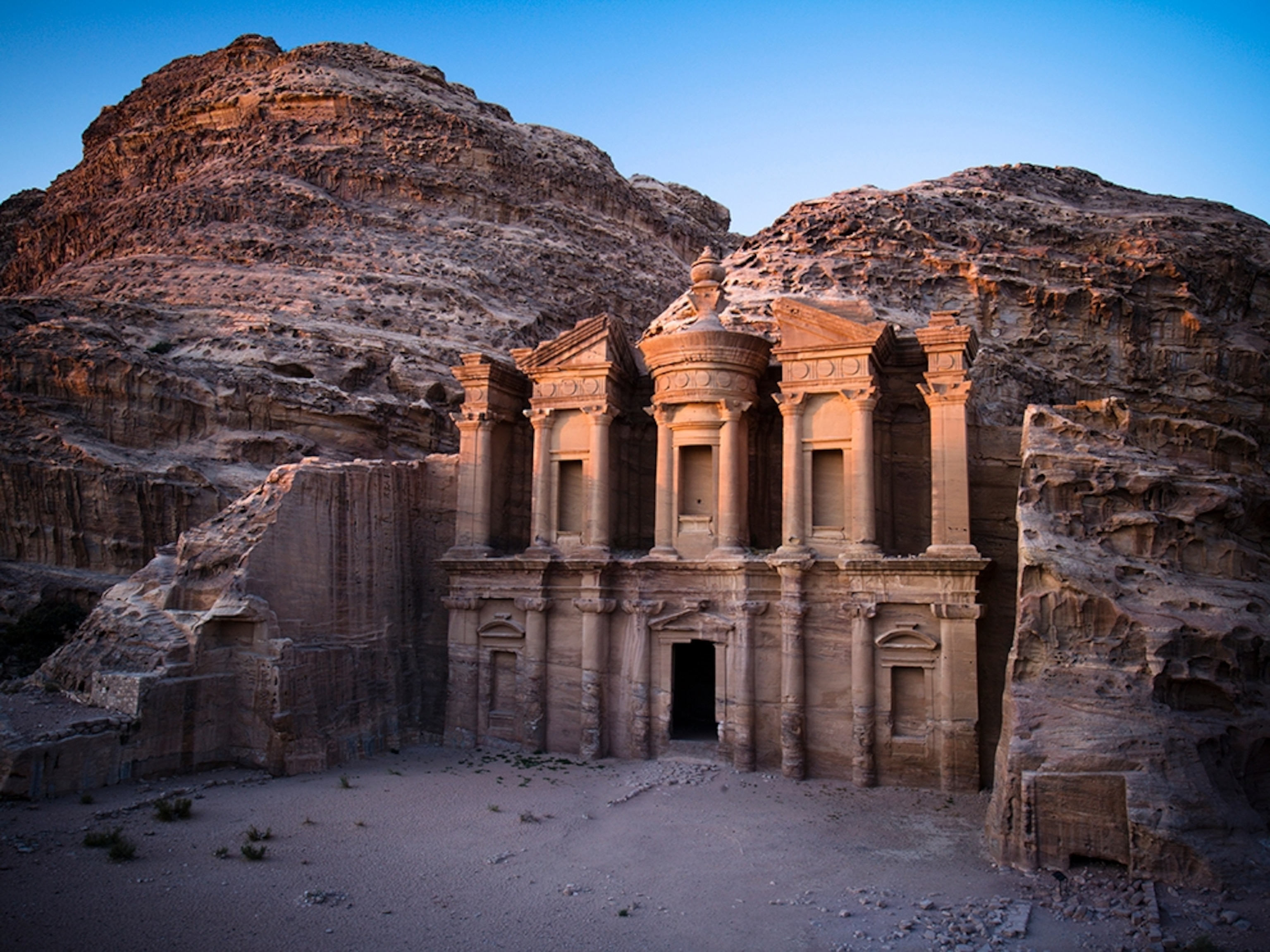 the Monastery at Petra