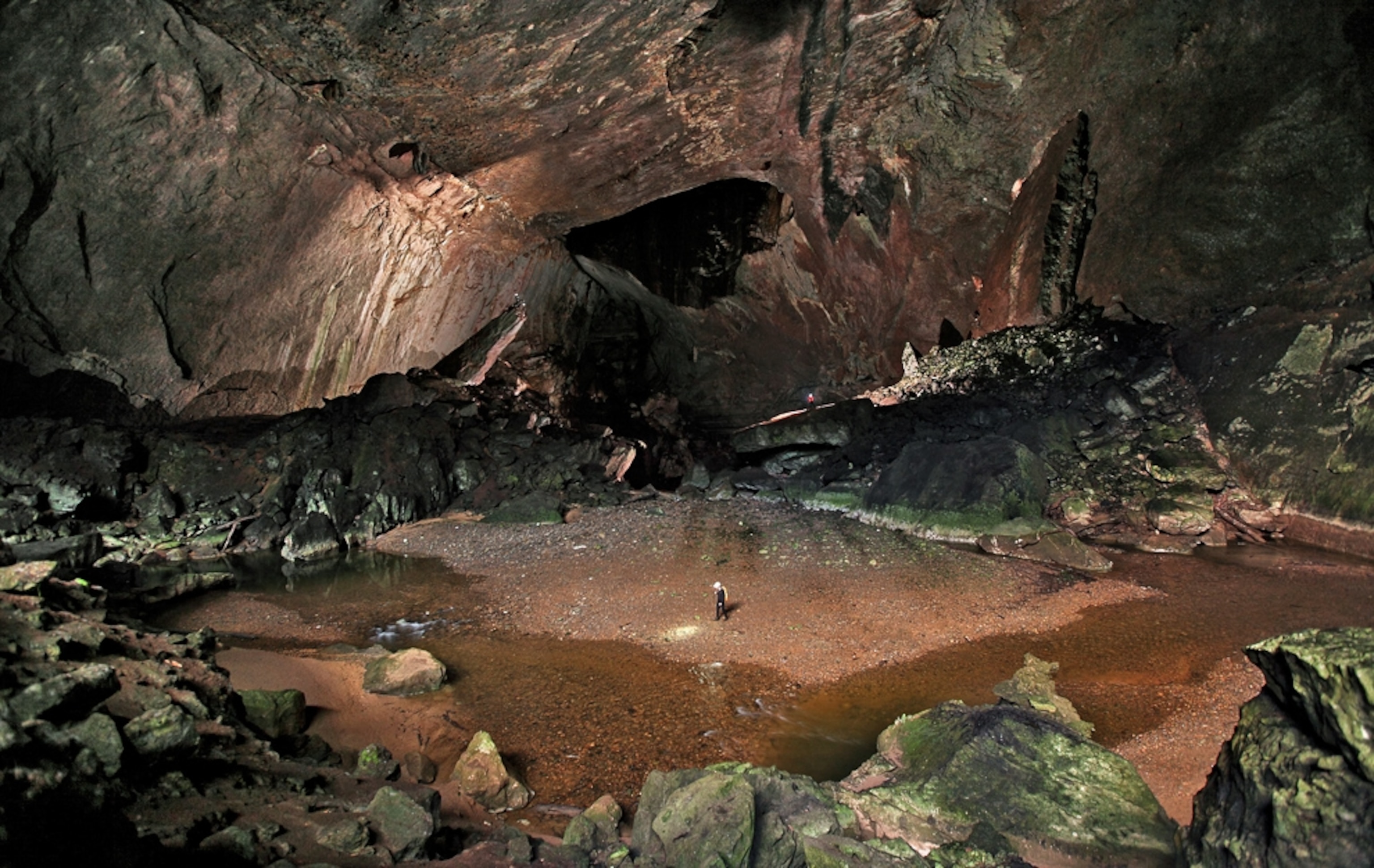 Picture of Deer Cave taken from the north entrance.
