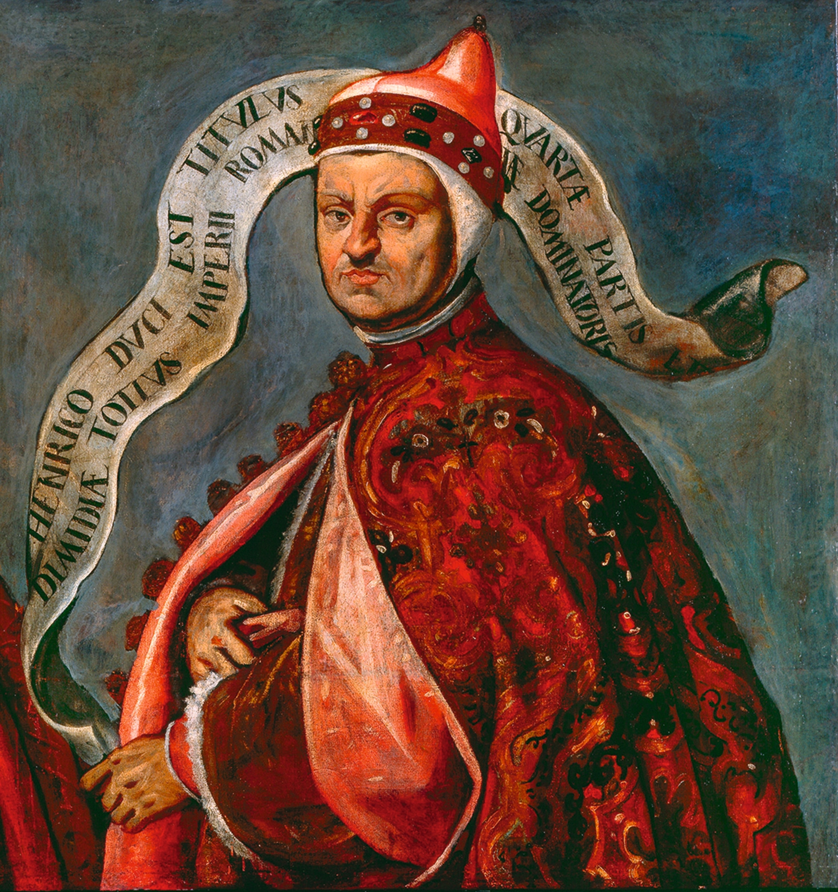 An oil painting by Domenico Tintoretto.