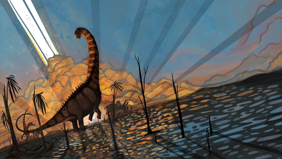 New evidence reveals dinosaurs were thriving right up to the moment the asteroid hit