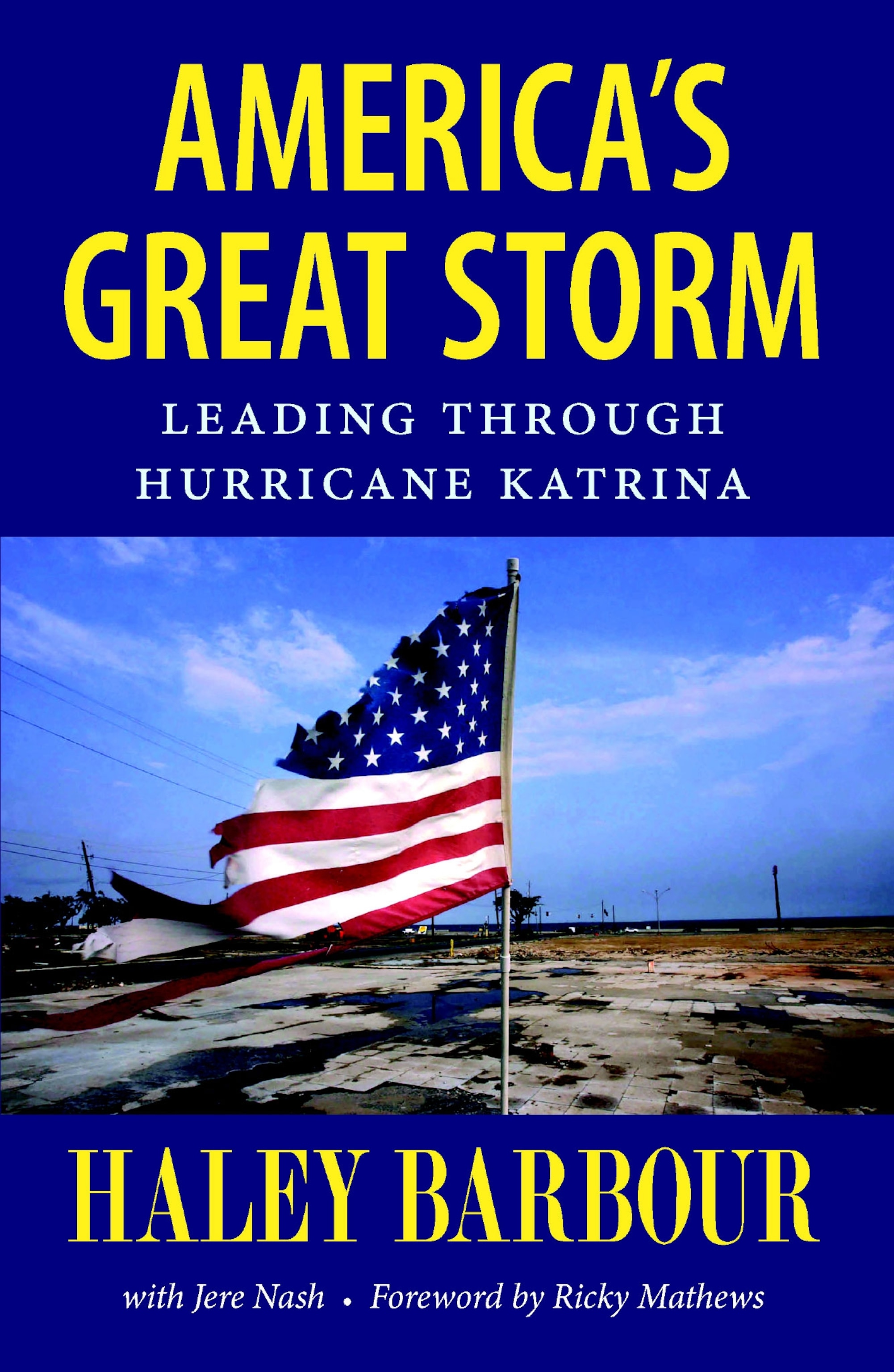 book jacket America's Greatest Storm