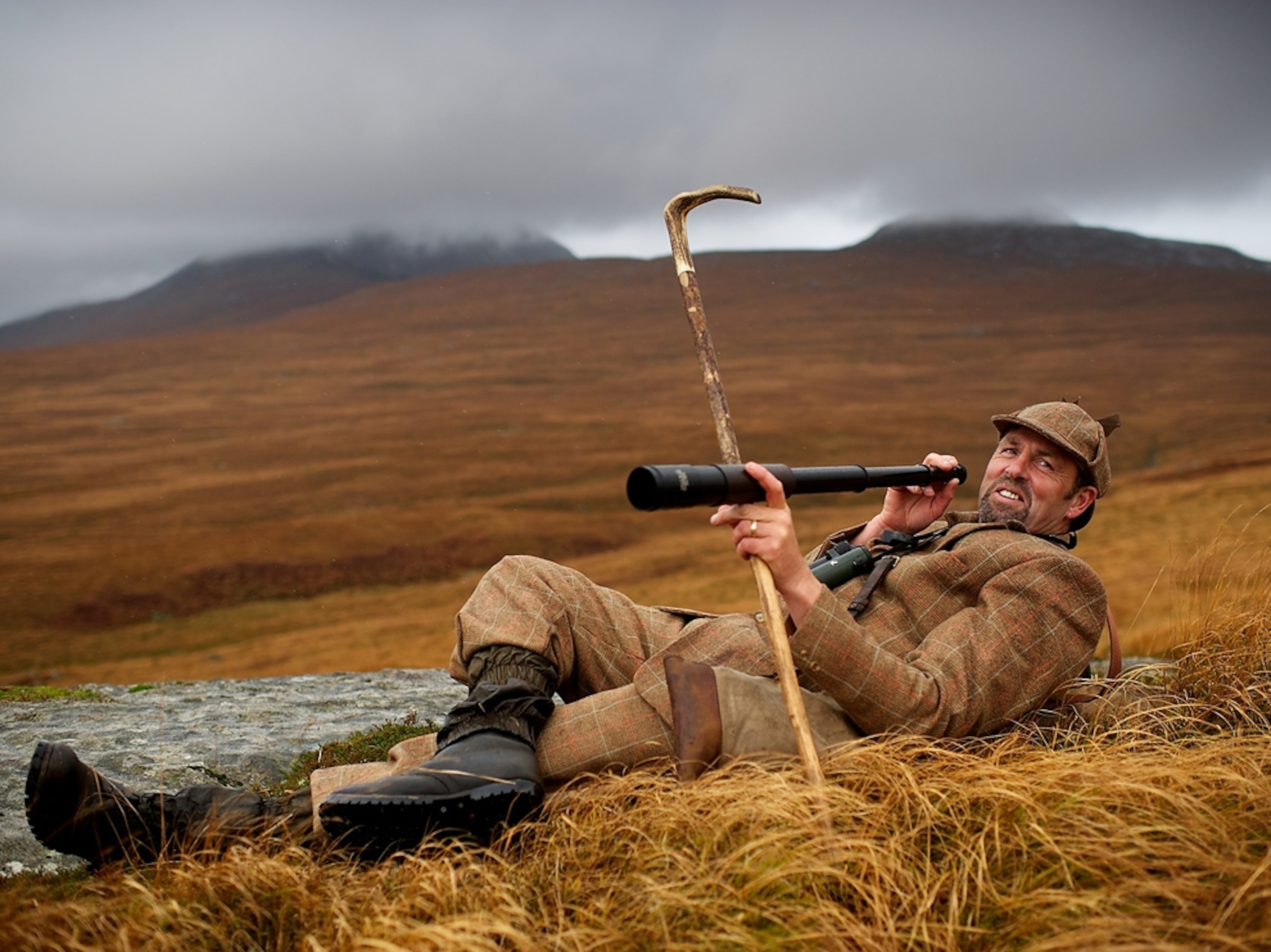 Gamekeeper on the Isle of Jura