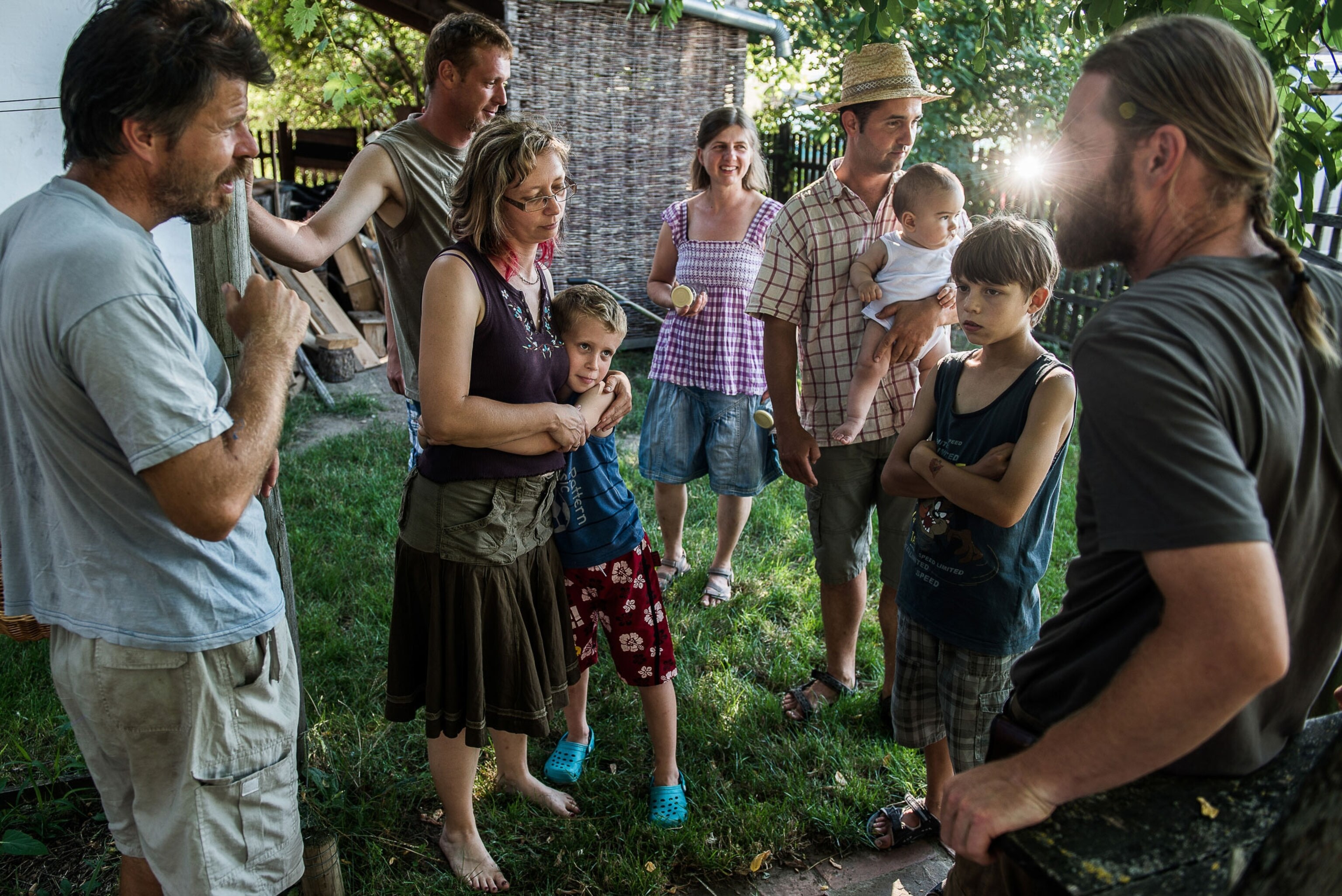 organic farming families.