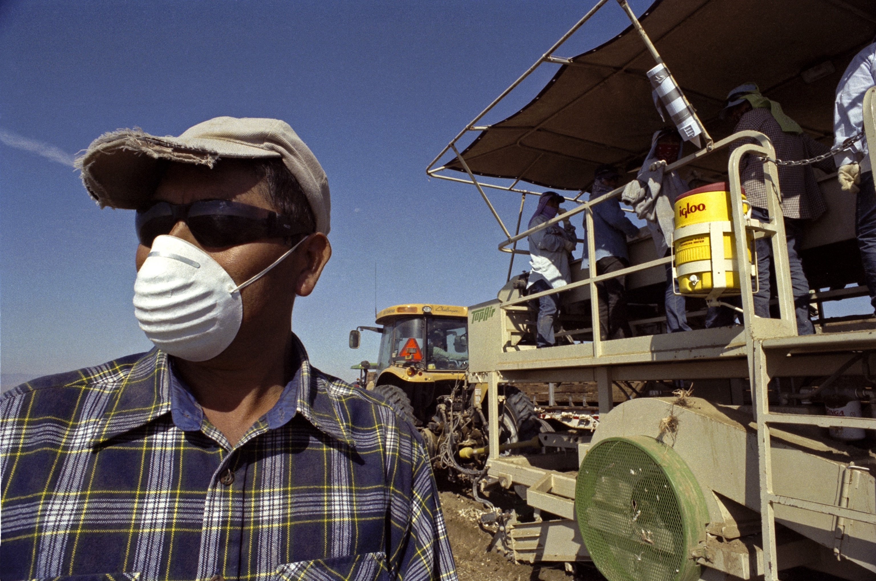 Mixtec workers in Fresno, California.