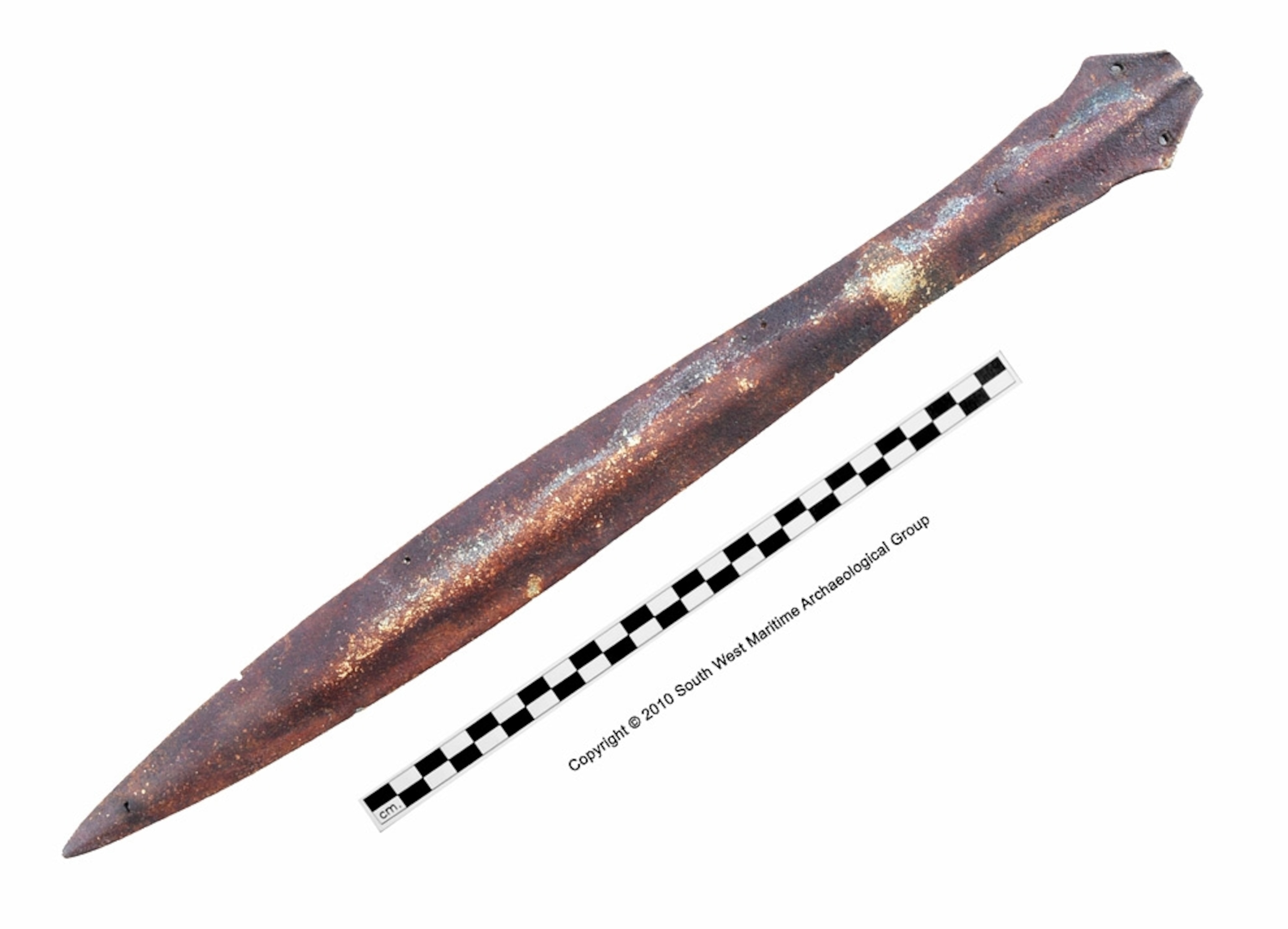 Bronze Age sword found at shipwreck site off Salcombe, Britain