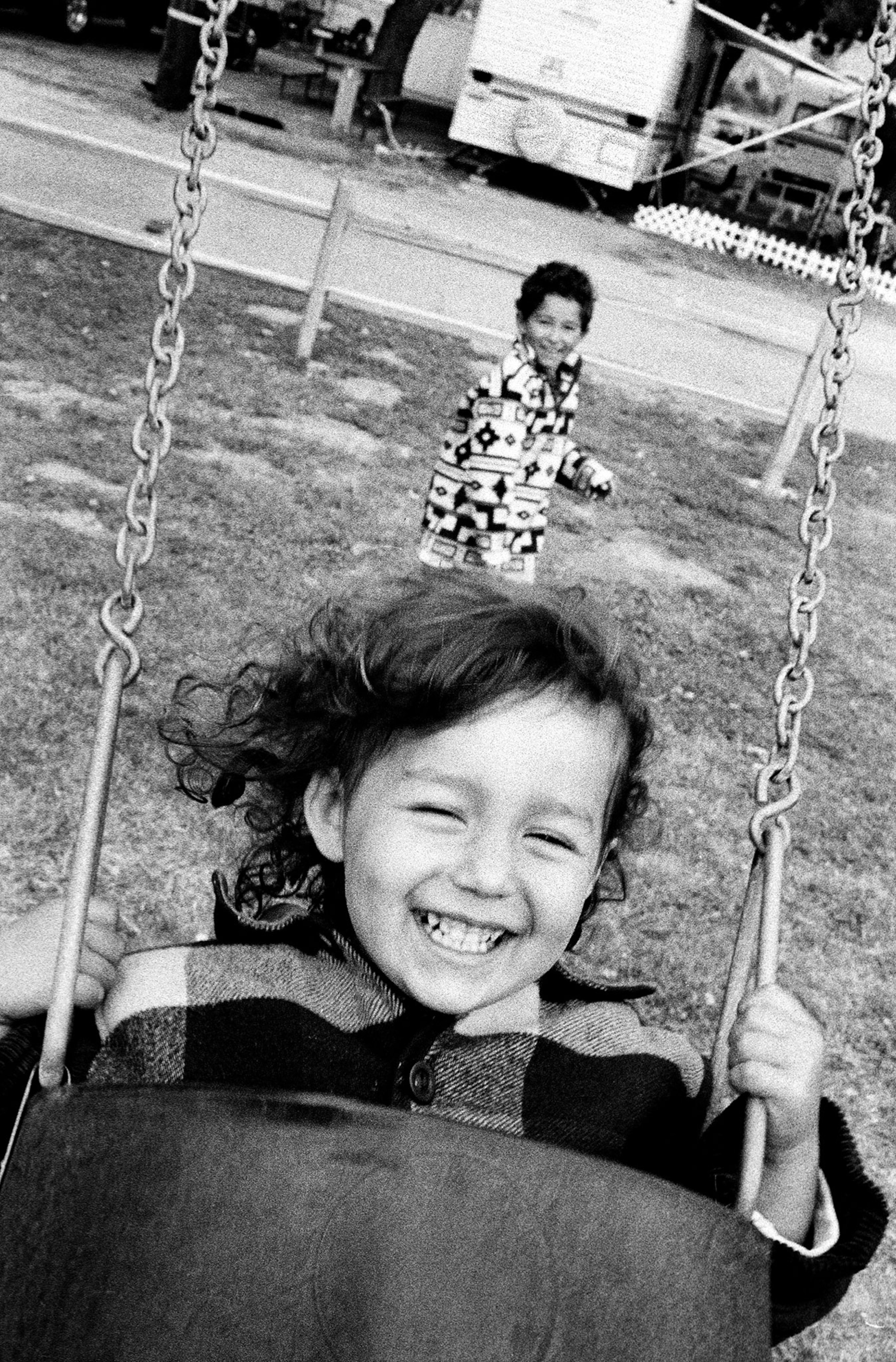Son and daughter of photographer Ed Kashi