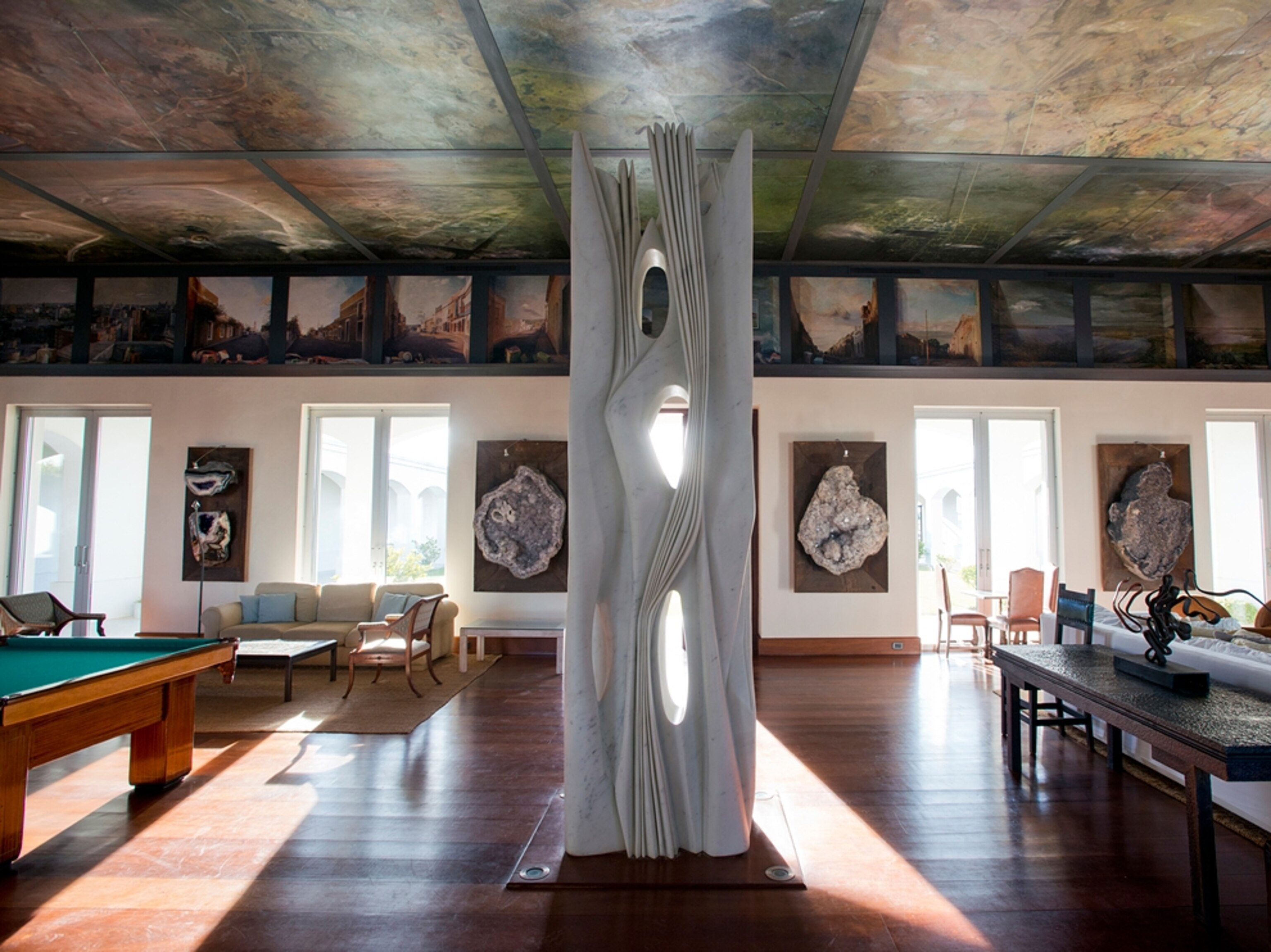 artwork inside Estancia Vik