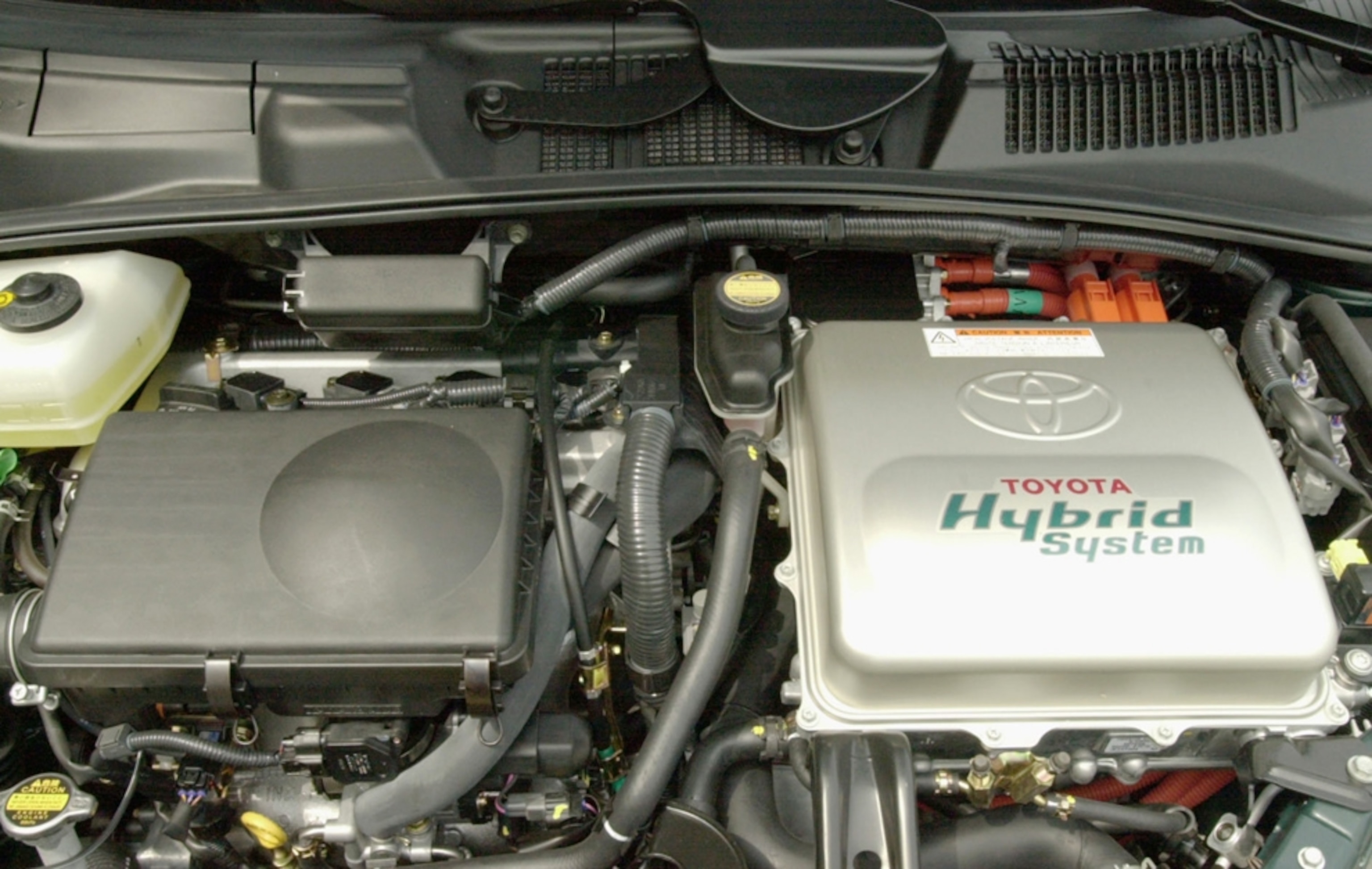 Toyota Prius engine compartment